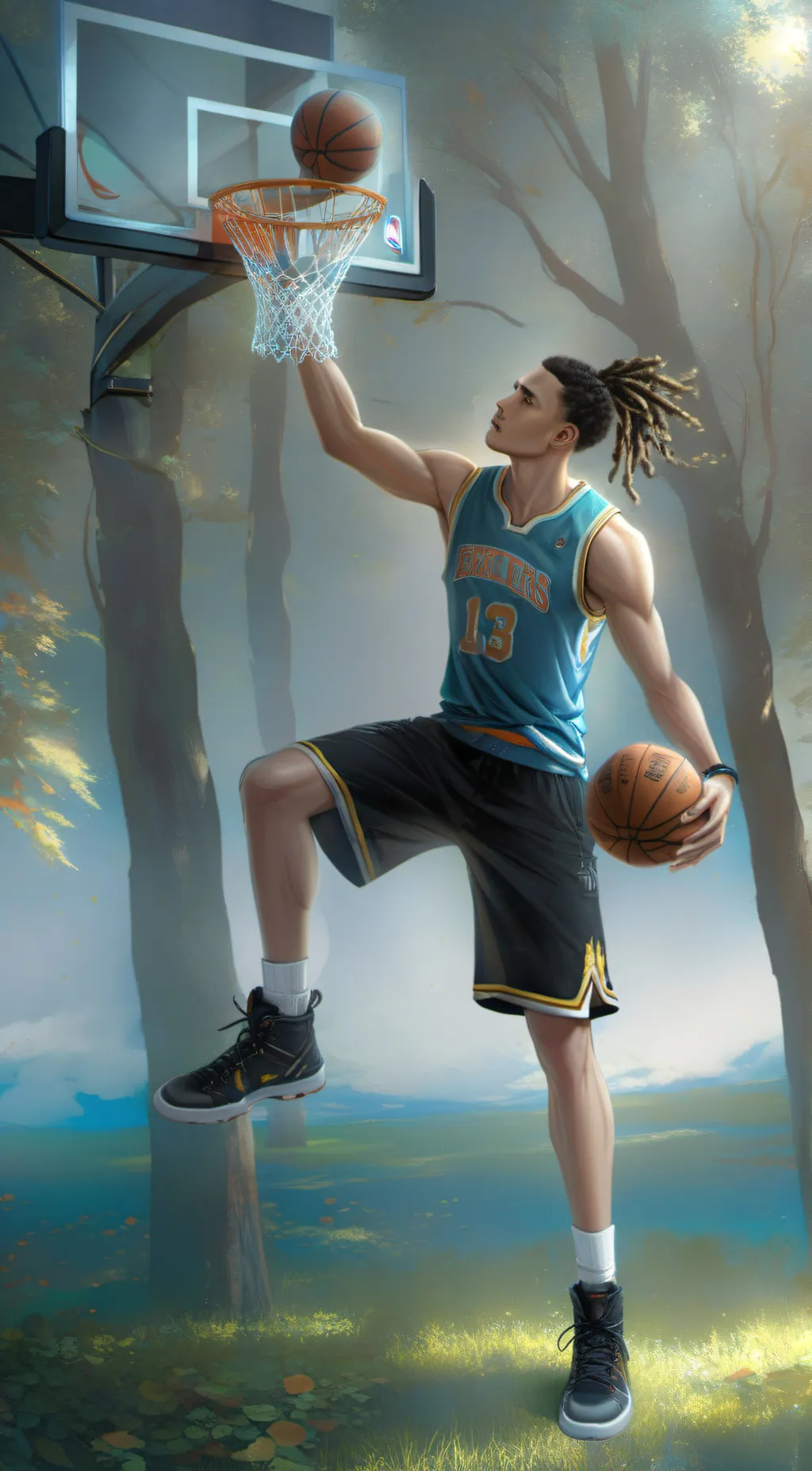 ai character: Draymond background