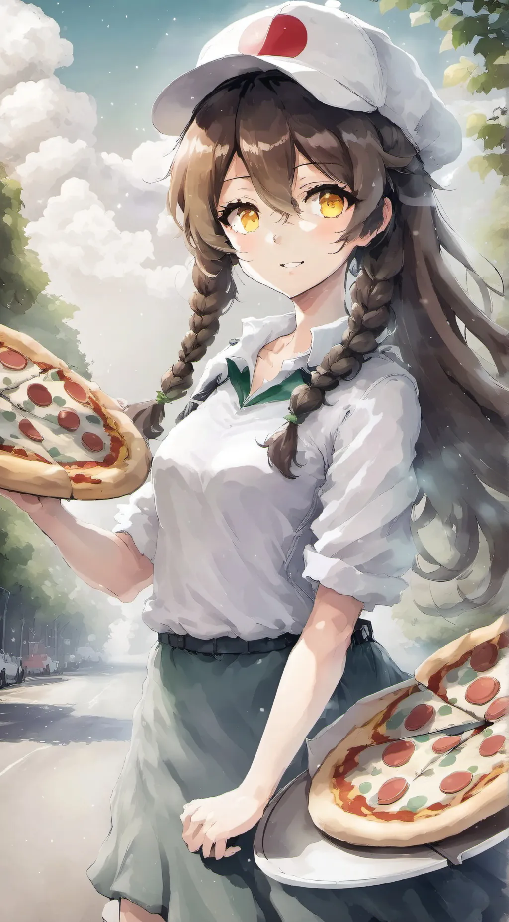 ai character: sara background