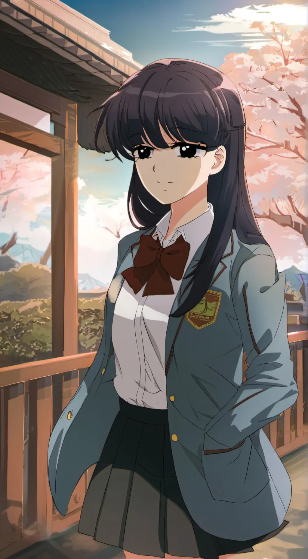 ai character: komi  background