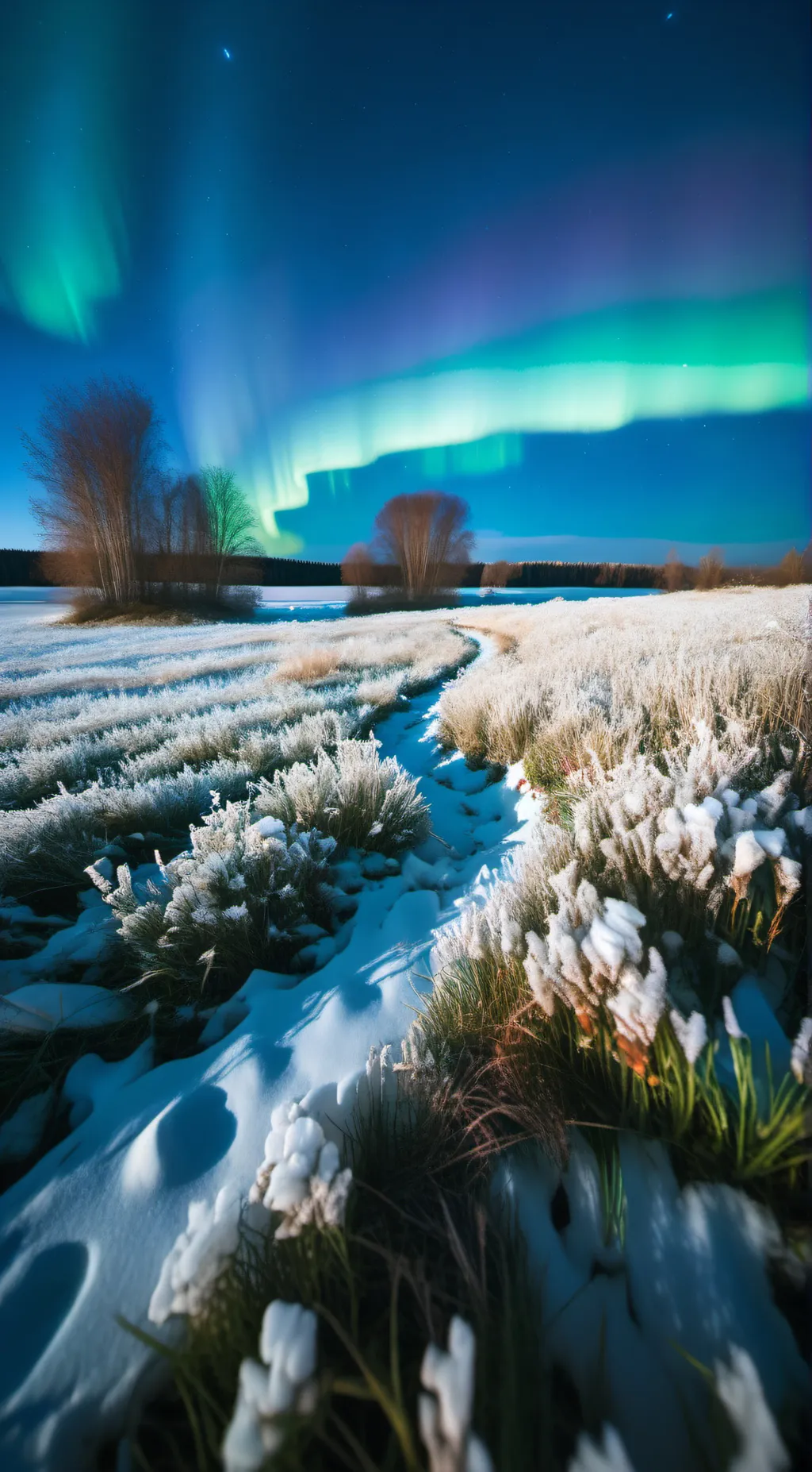 Talkie AI - Chat with Snowy Grass