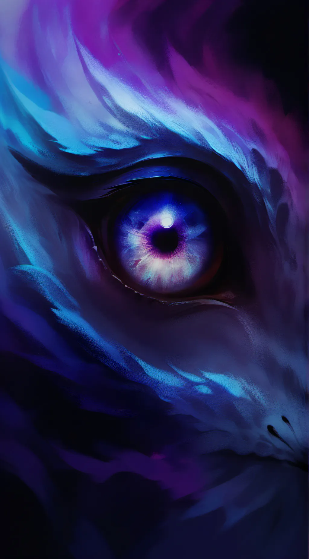 ai character: Horror door background