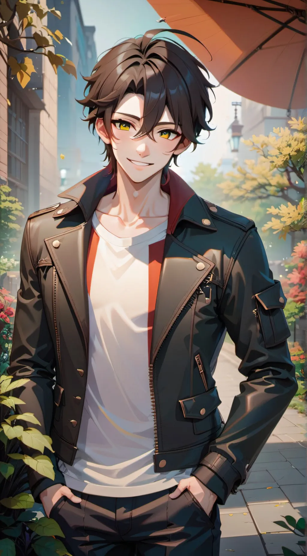 ai character: ~♧Liam♧~ background