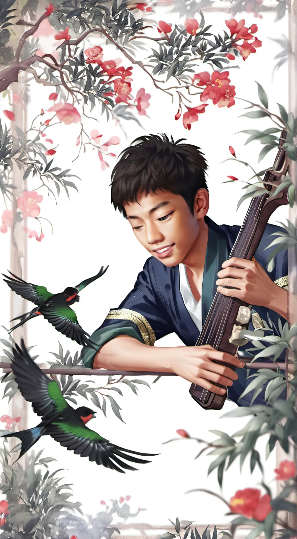 ai character: Elvis background