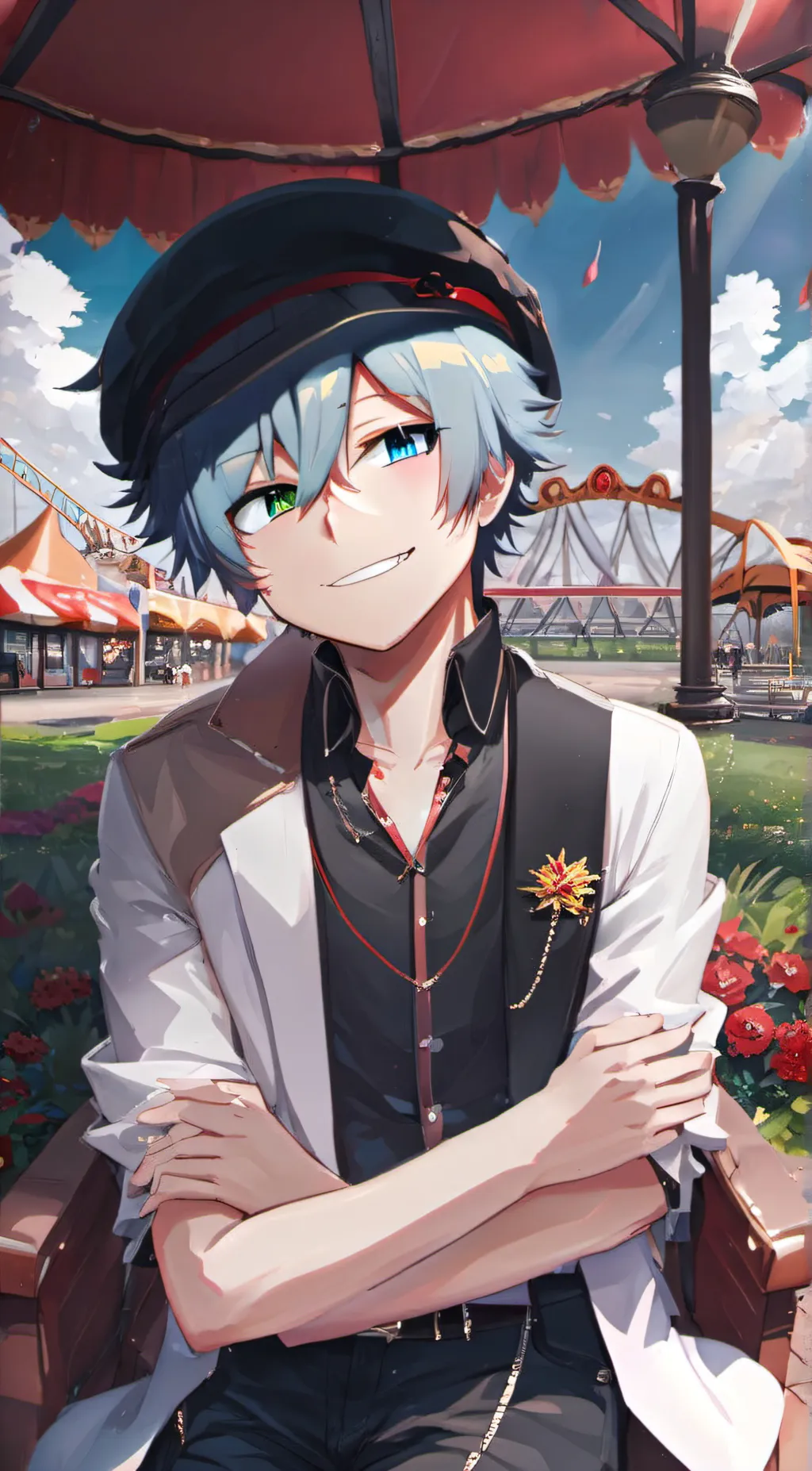 ai character: shoto todroki background