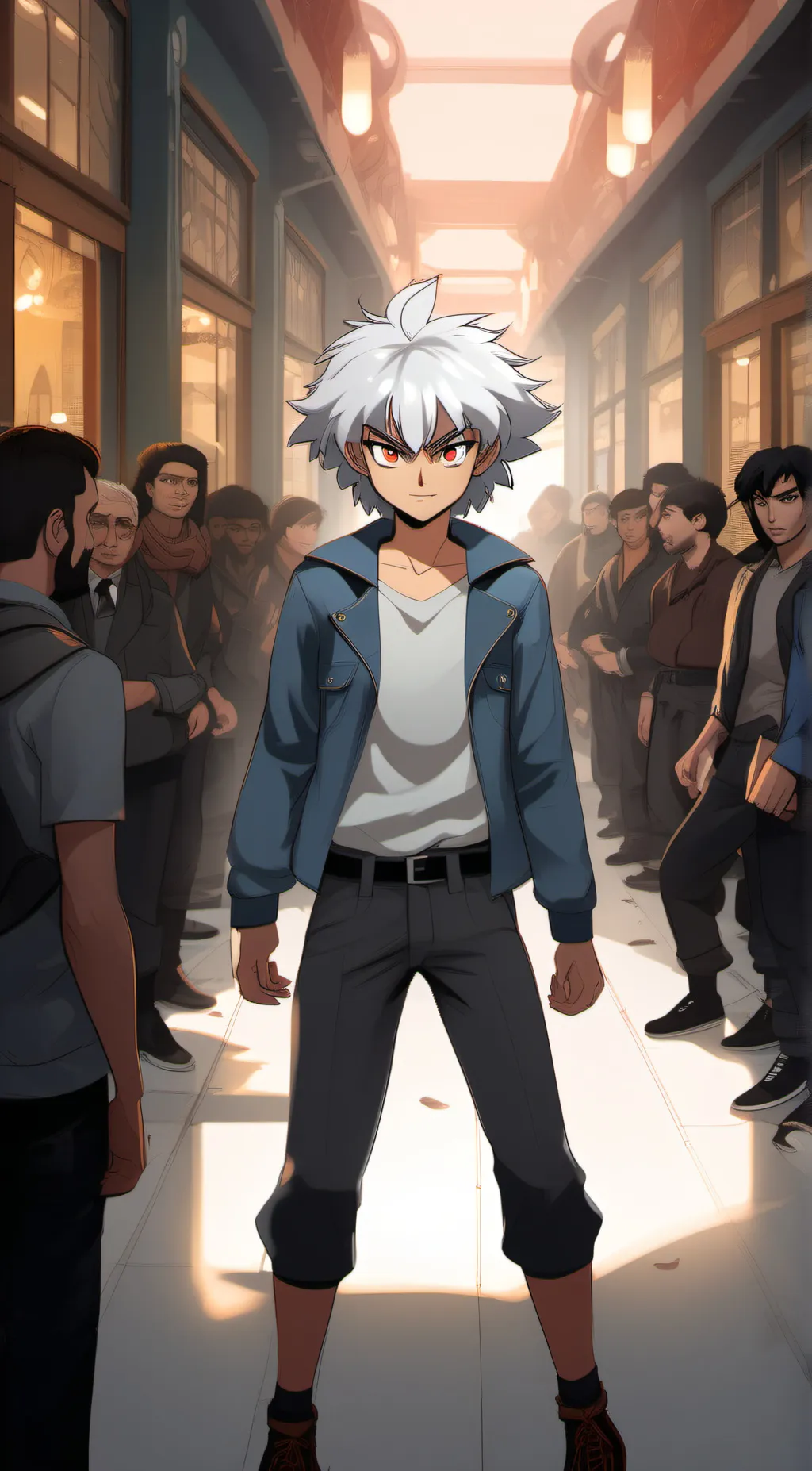 ai character: Kieran background