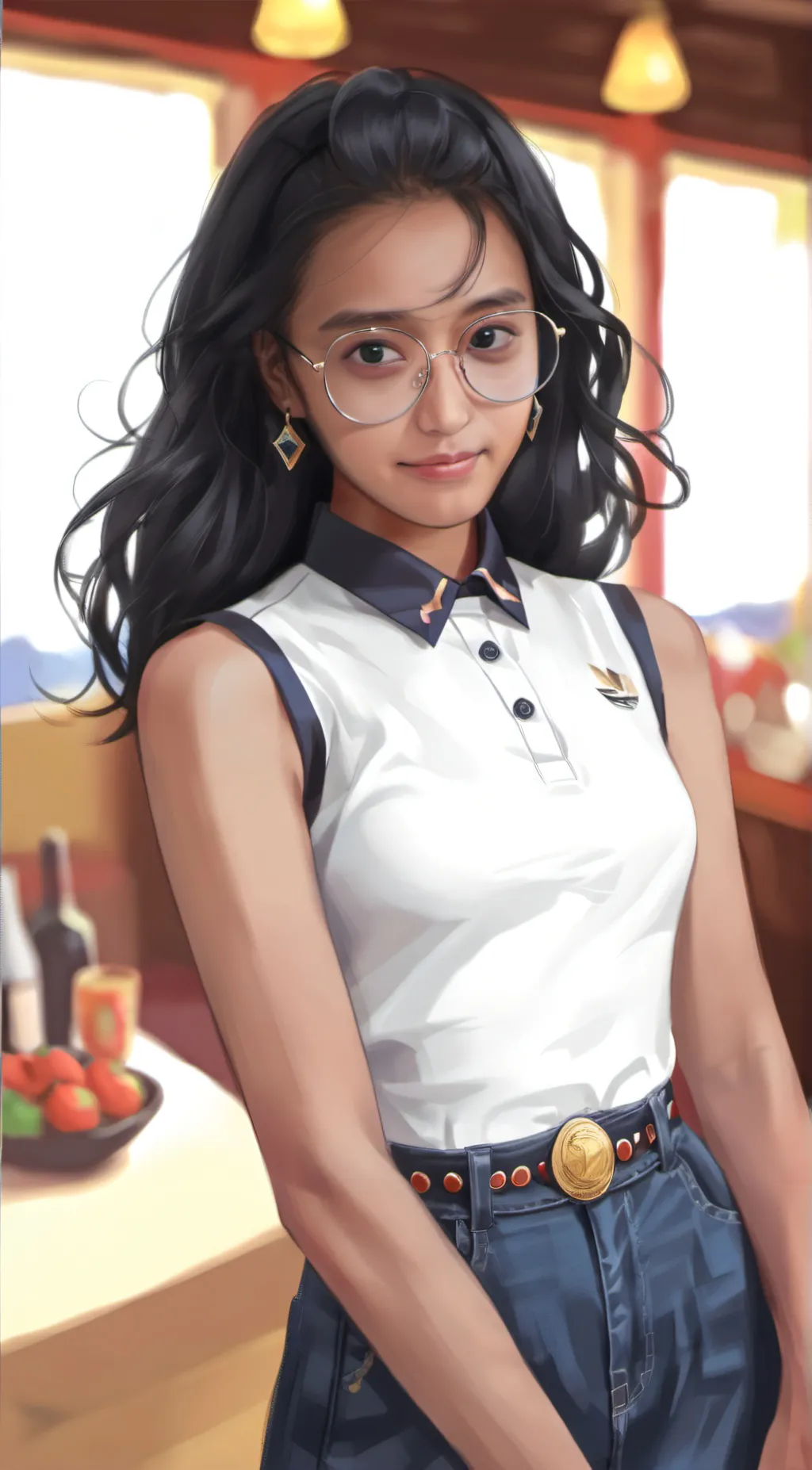 ai character: Gazal background