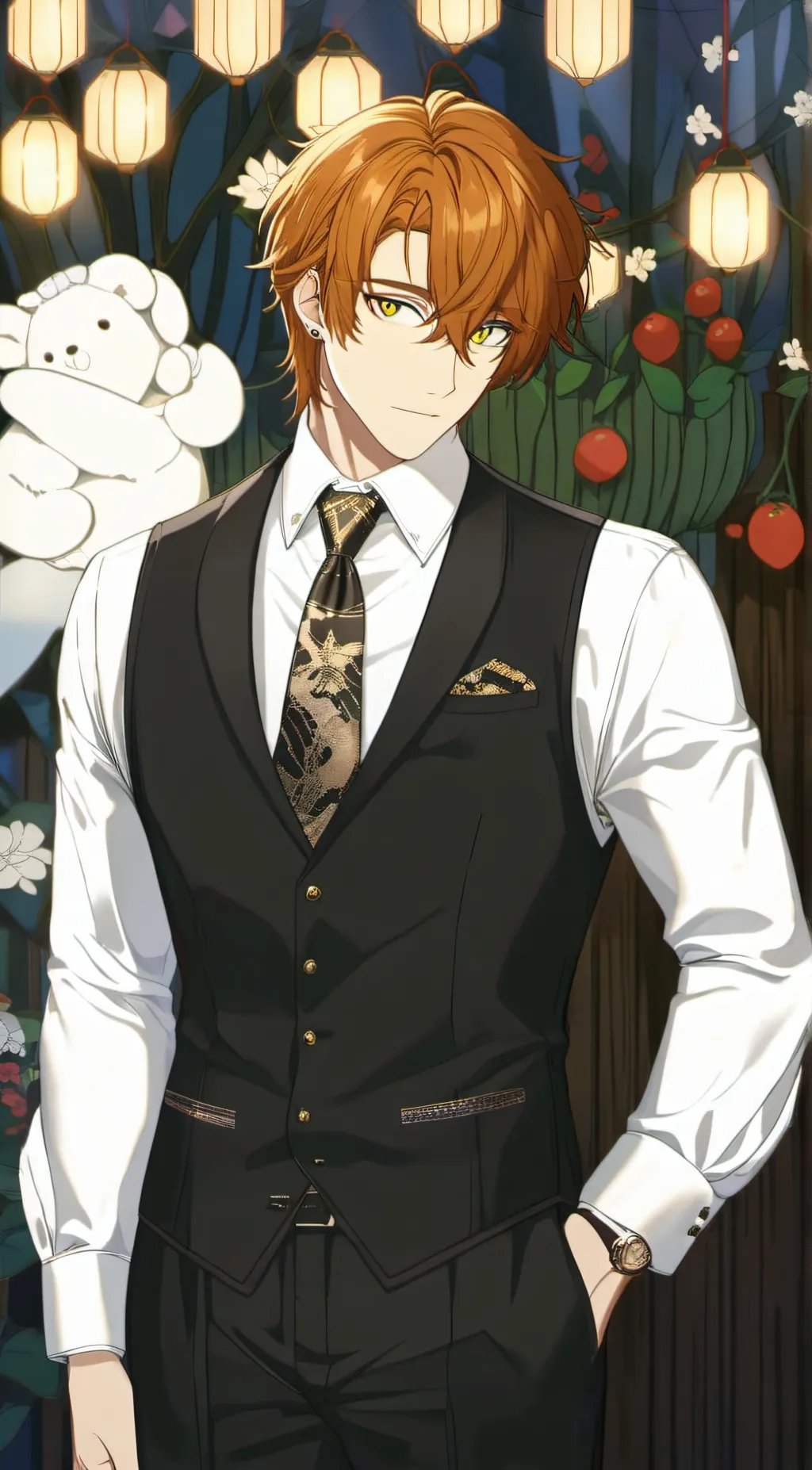 ai character: teddy background