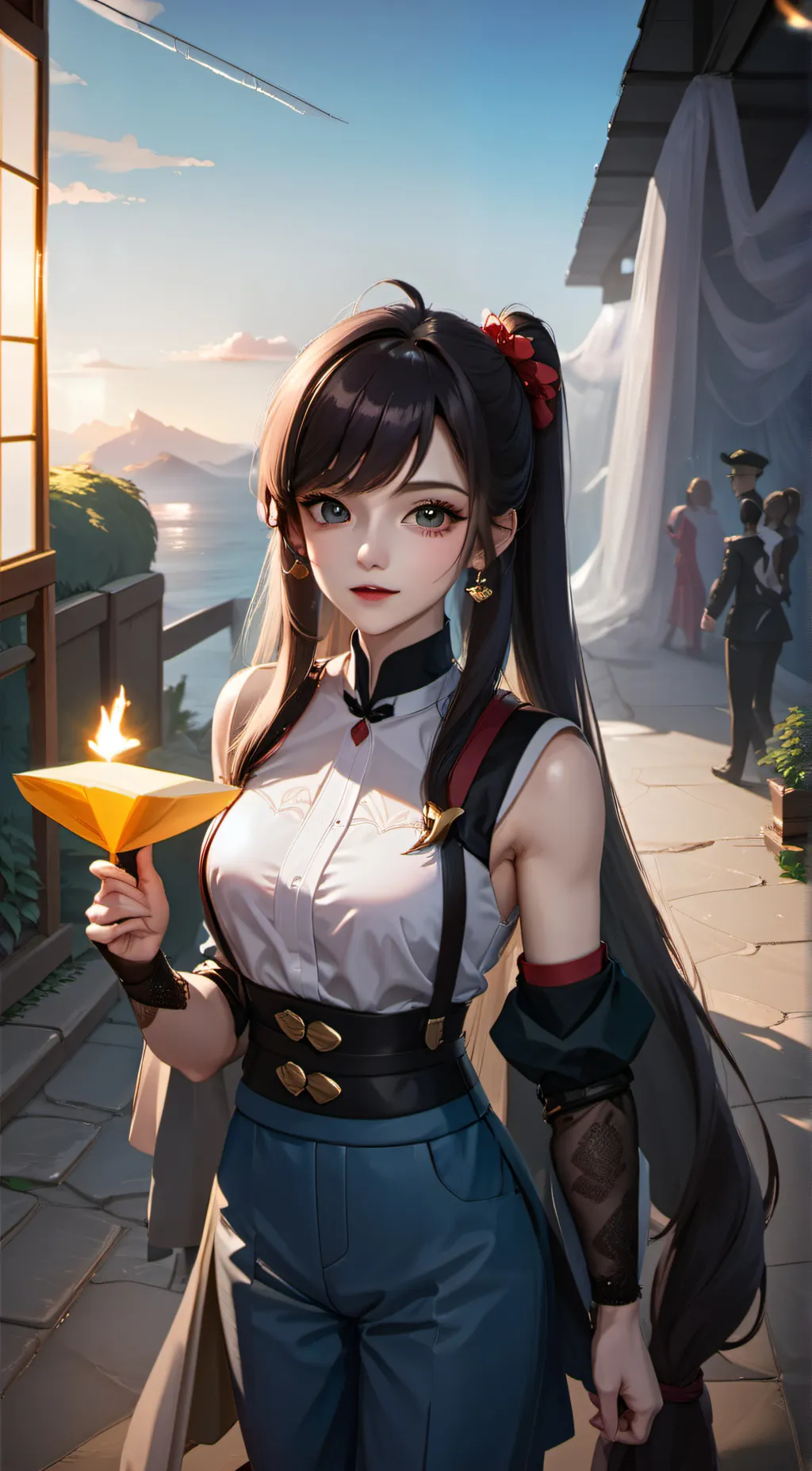 ai character: (oliva) 😊😊😊 background