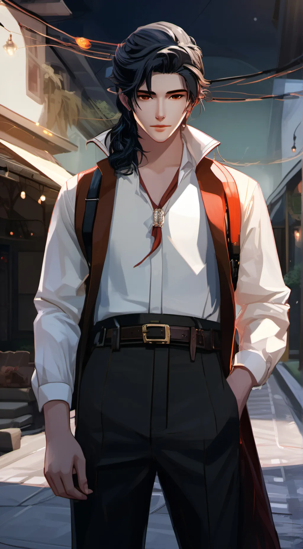 ai character: Leo background