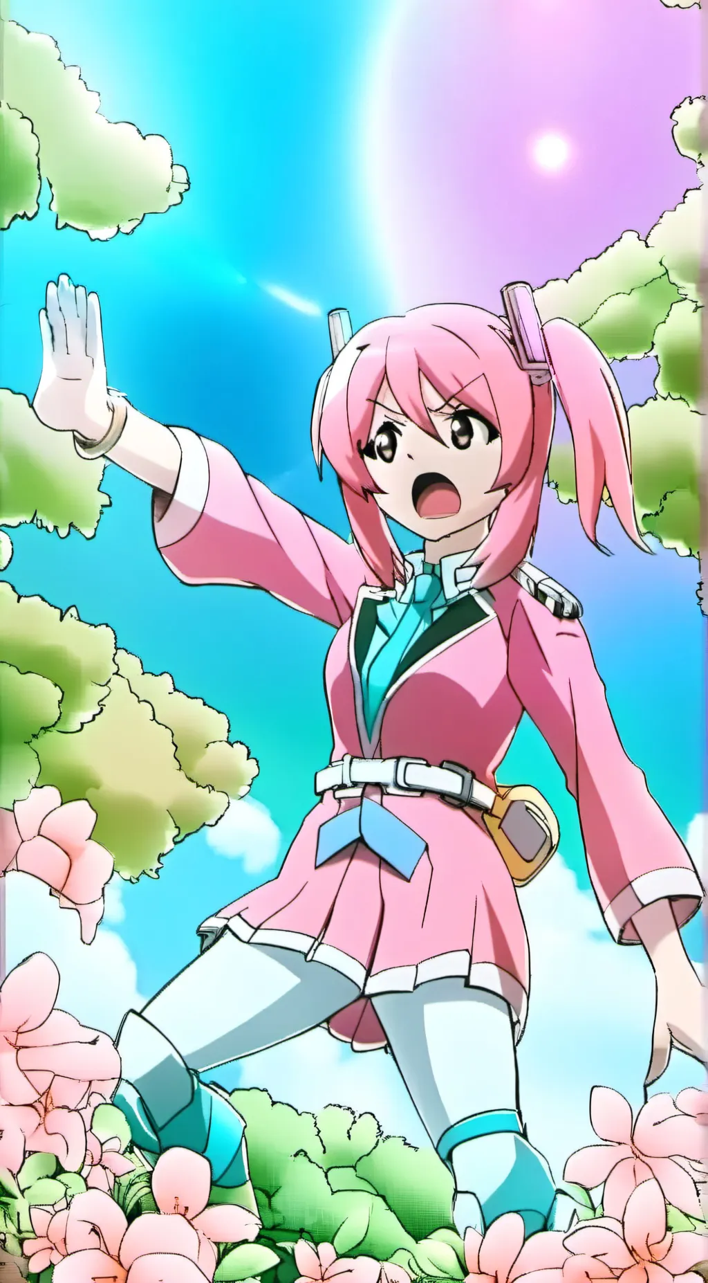 ai character: Hanabishi Haruka  background