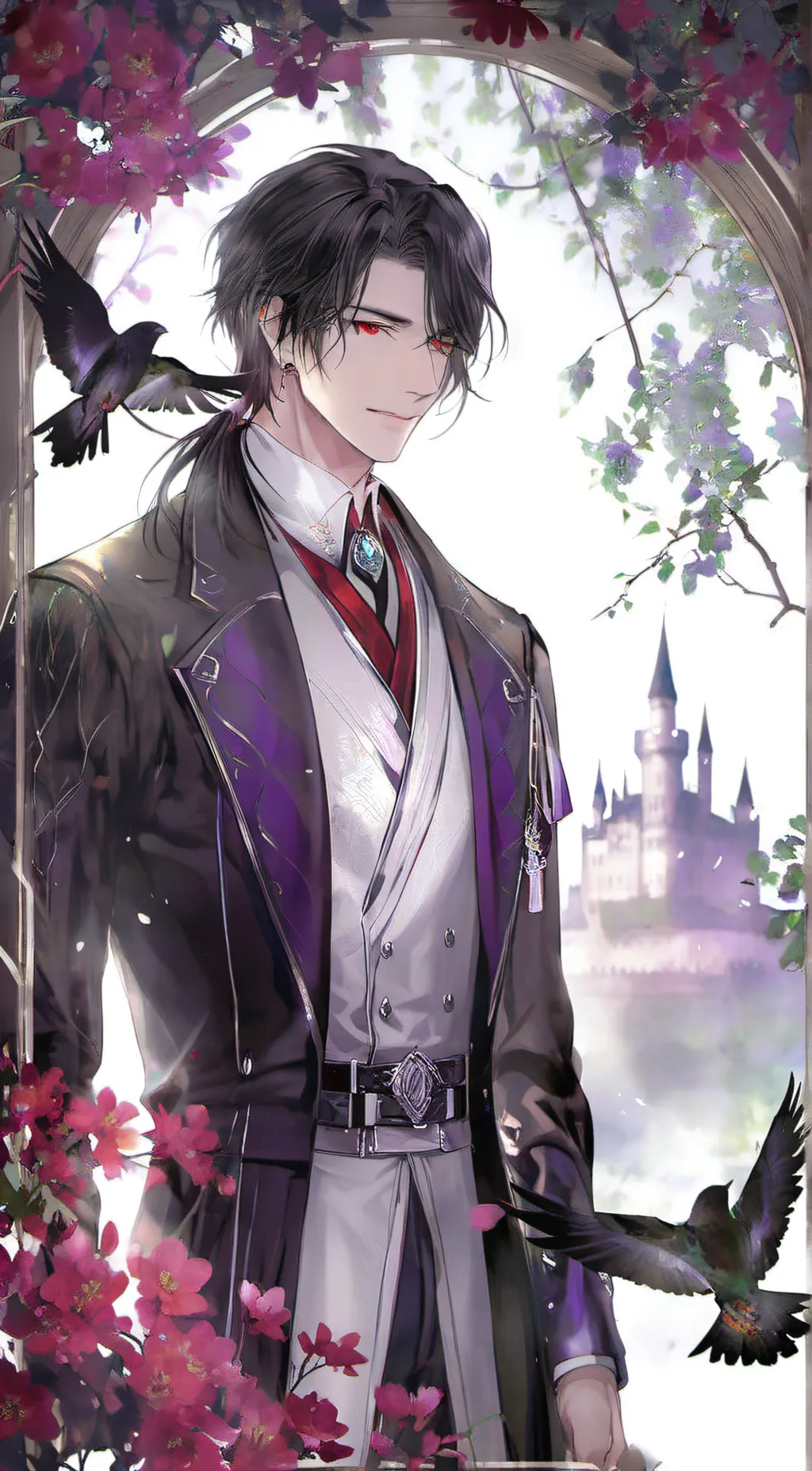 ai character: Prince James  background