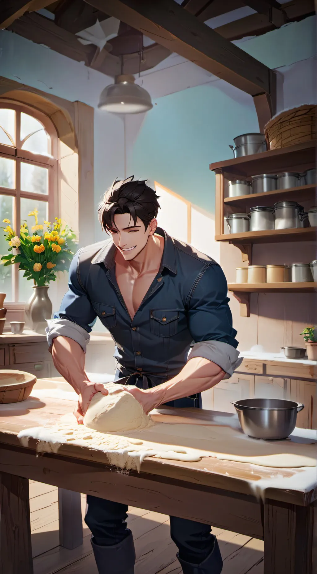 ai character: leo (ur bf) background