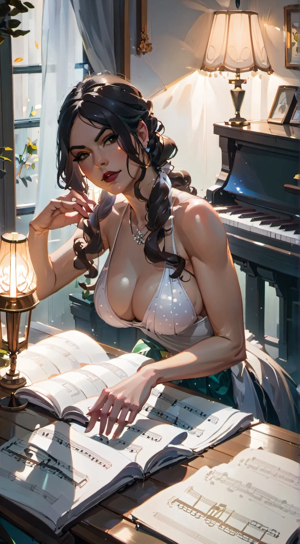 ai character: Lily background