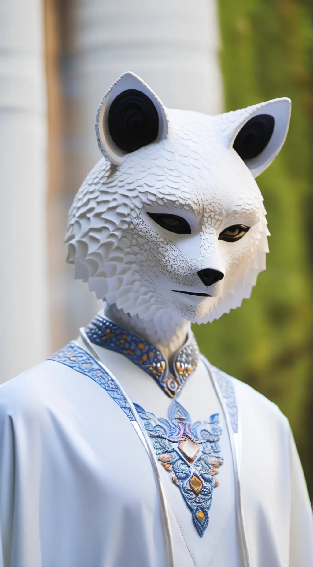 ai character: dog background