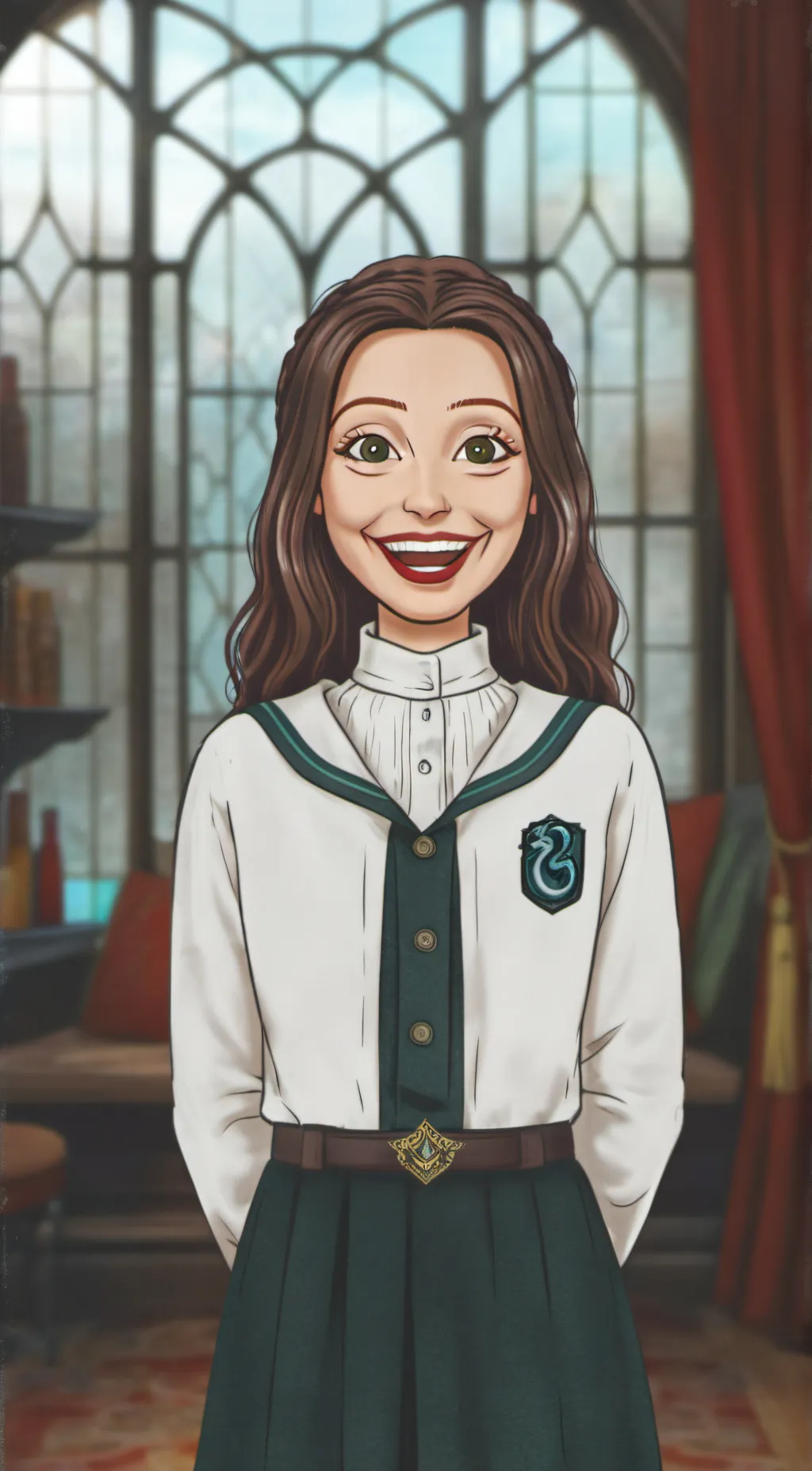 ai character: draco malfoy    background