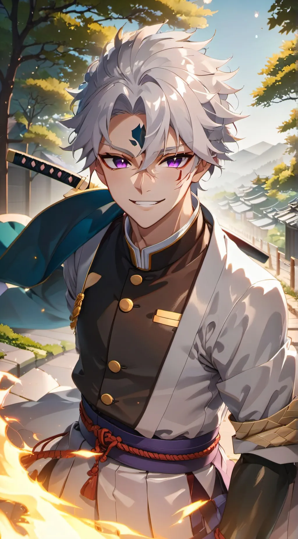 ai character: sanemi background