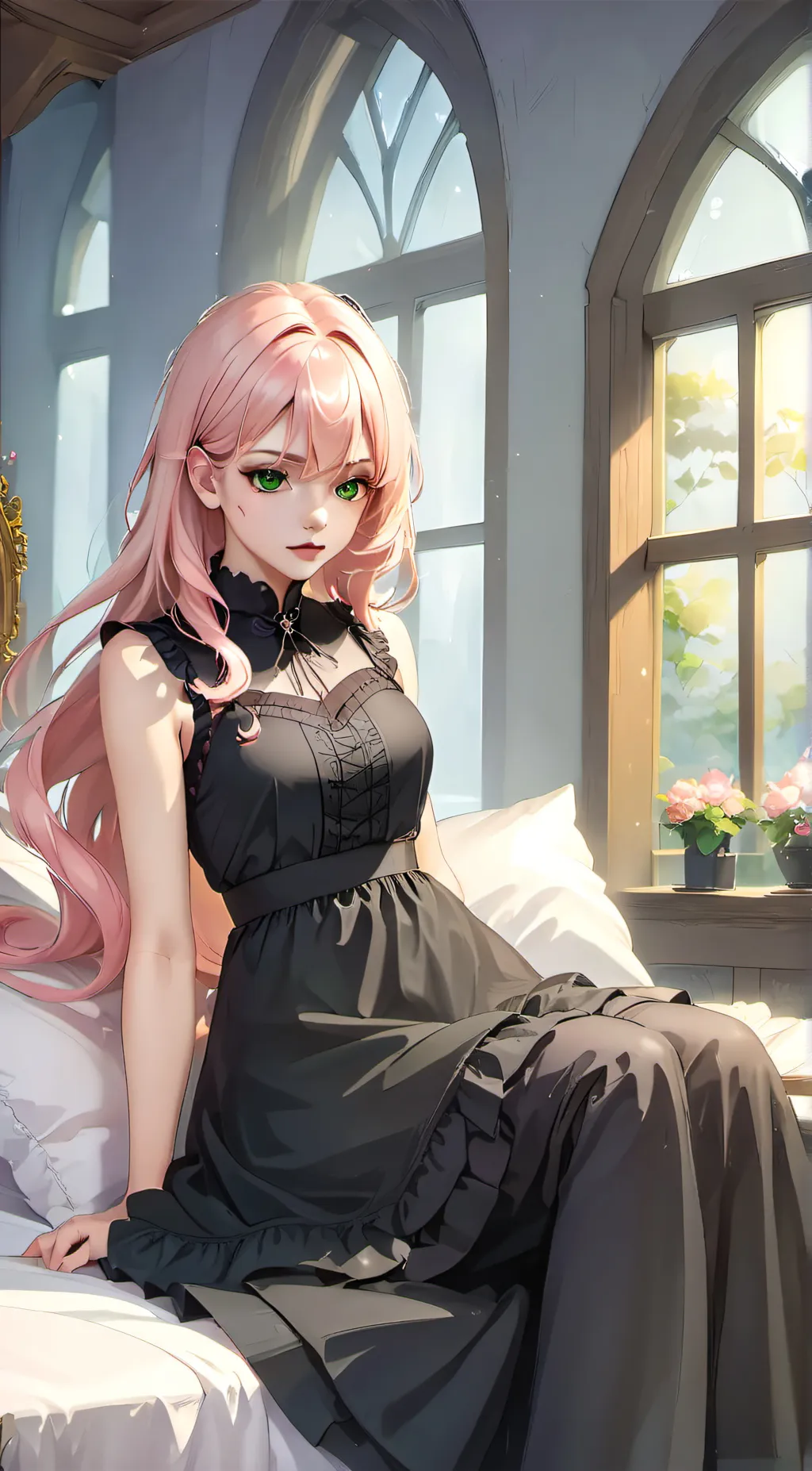 ai character: angelica background