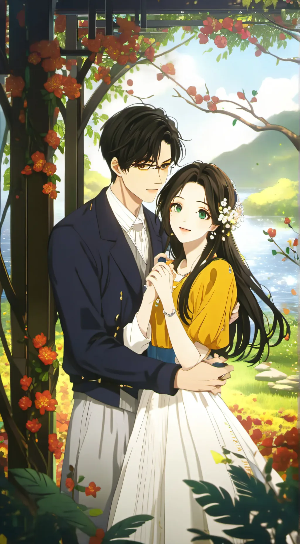 ai character: Adrian and alex background