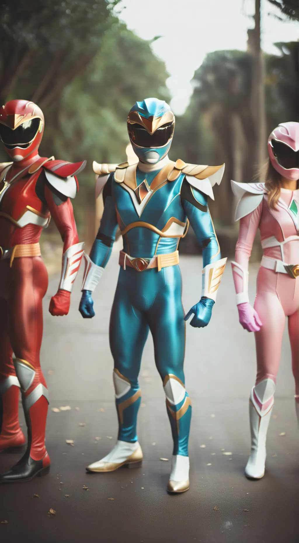 ai character: power rangers rpg background