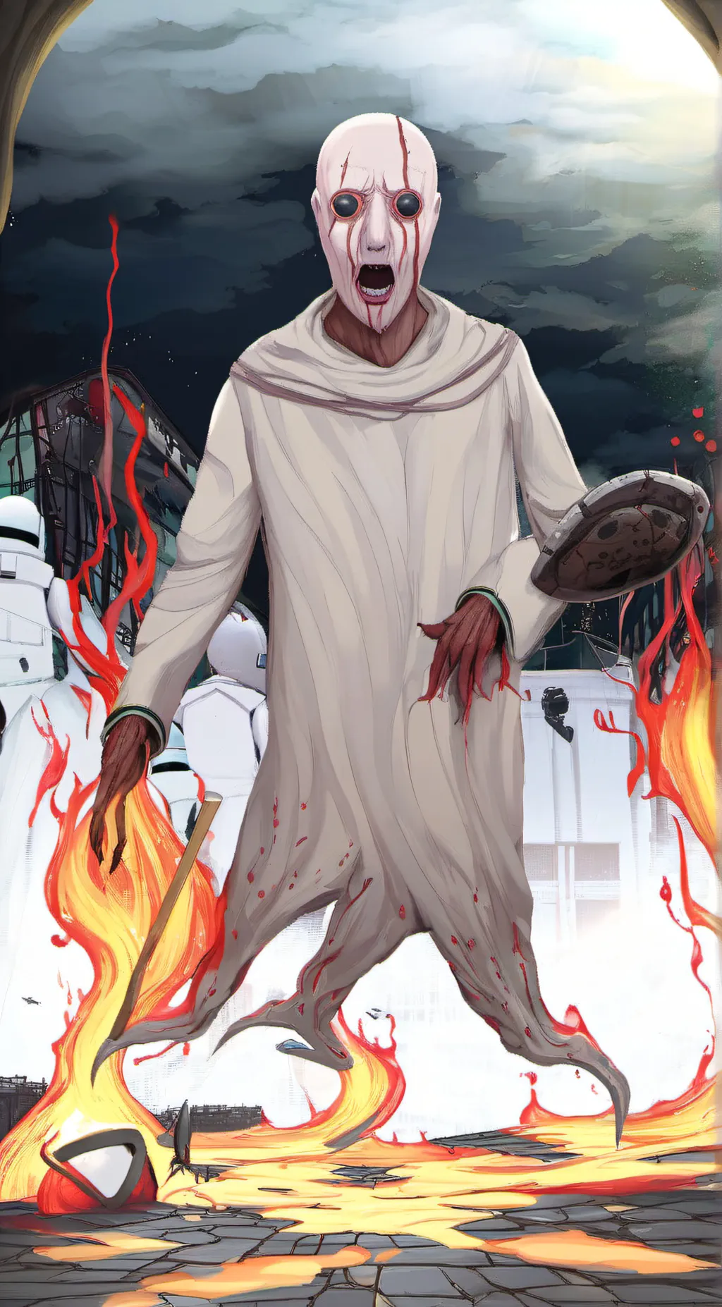 ai character: HAM in SCP world background