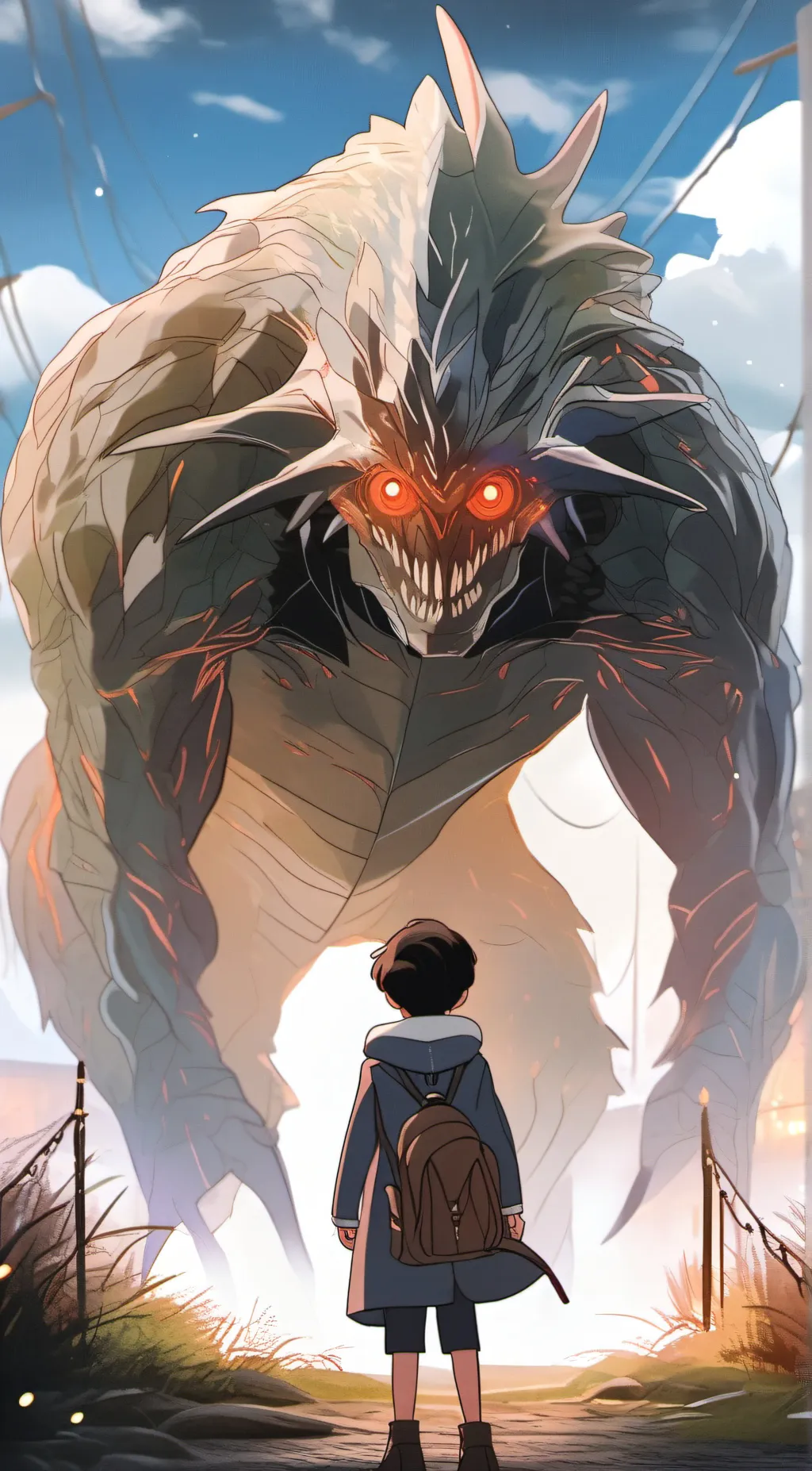 ai character: The Monster background