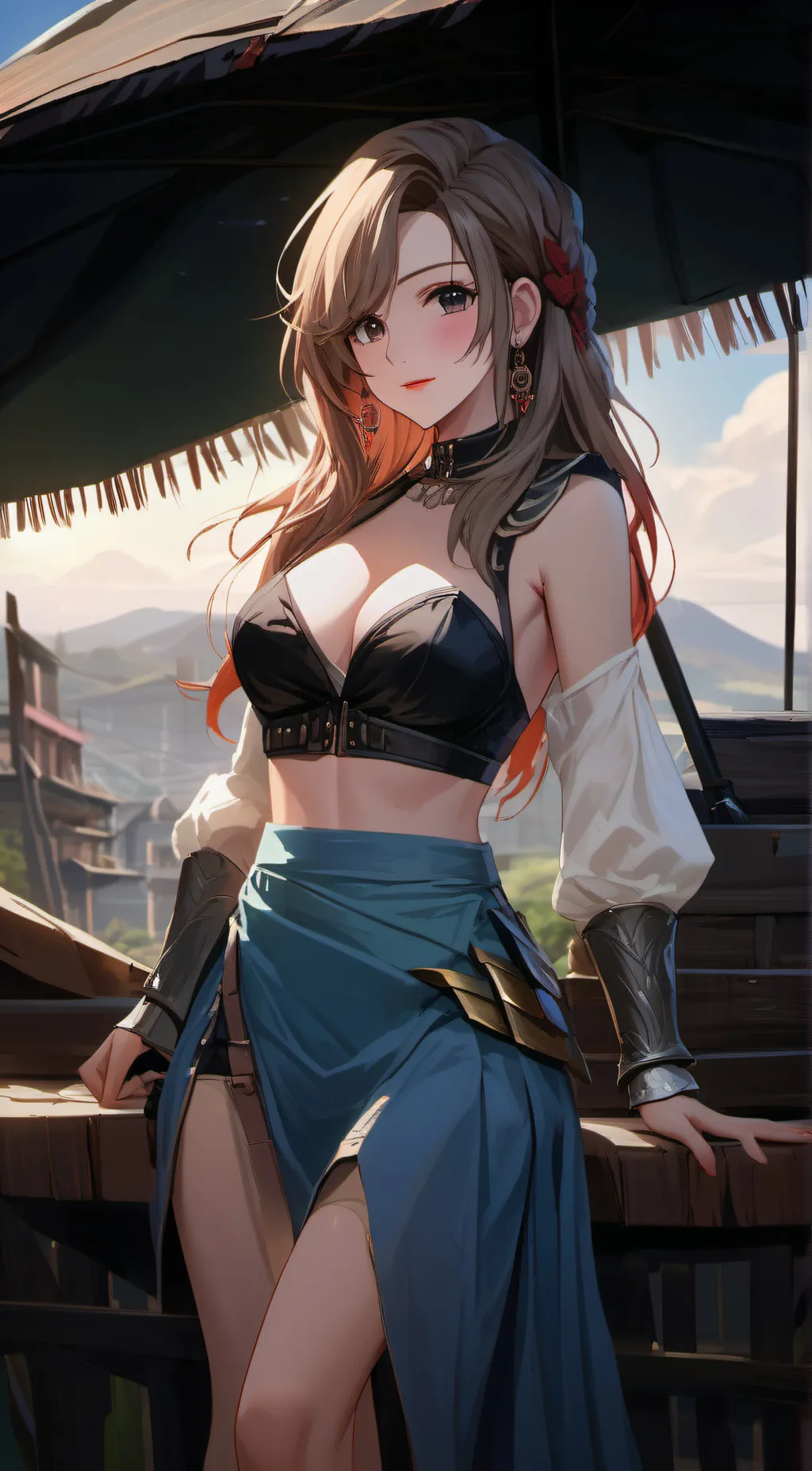 ai character: Victoria  background