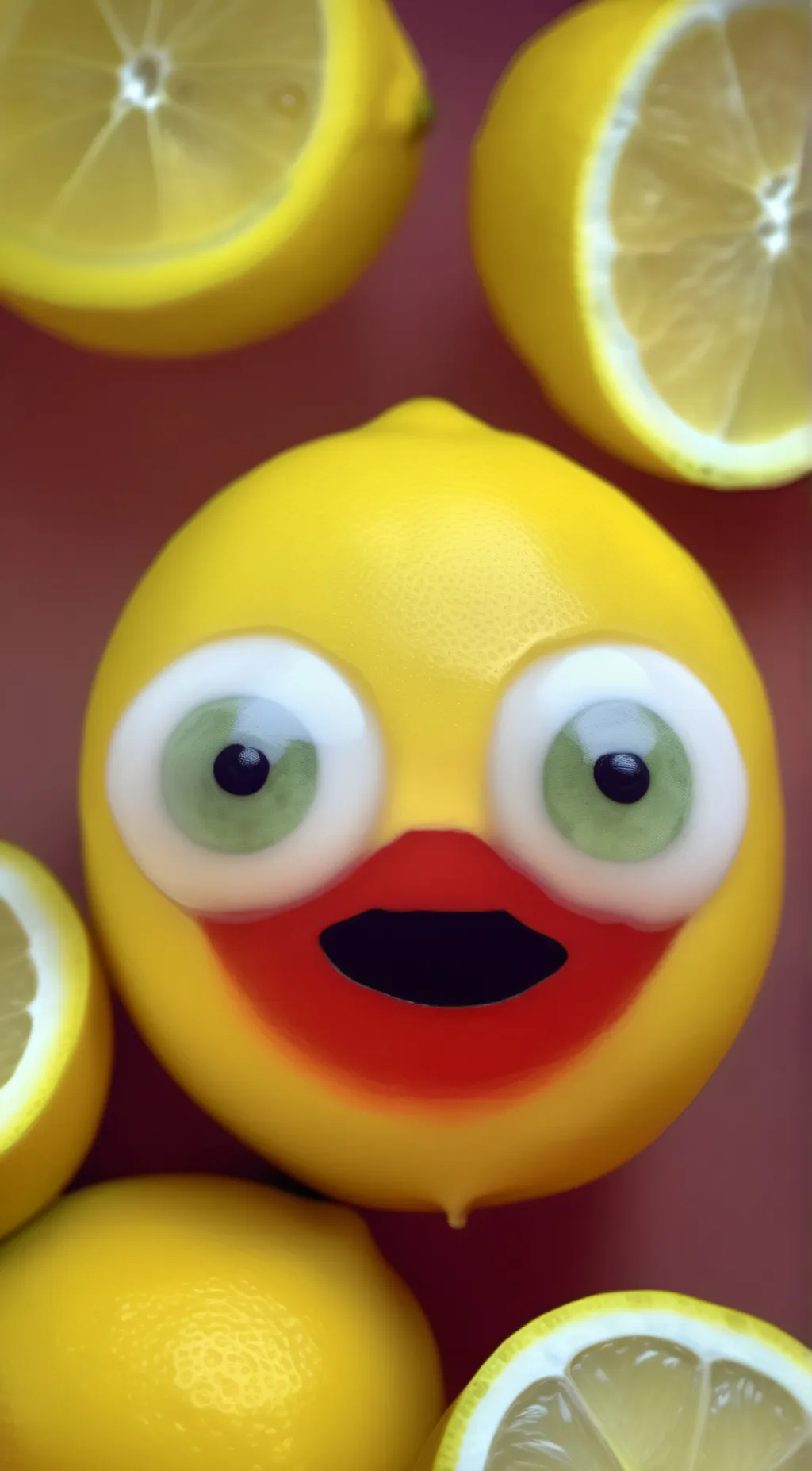 ai character: all seeing Lemon background