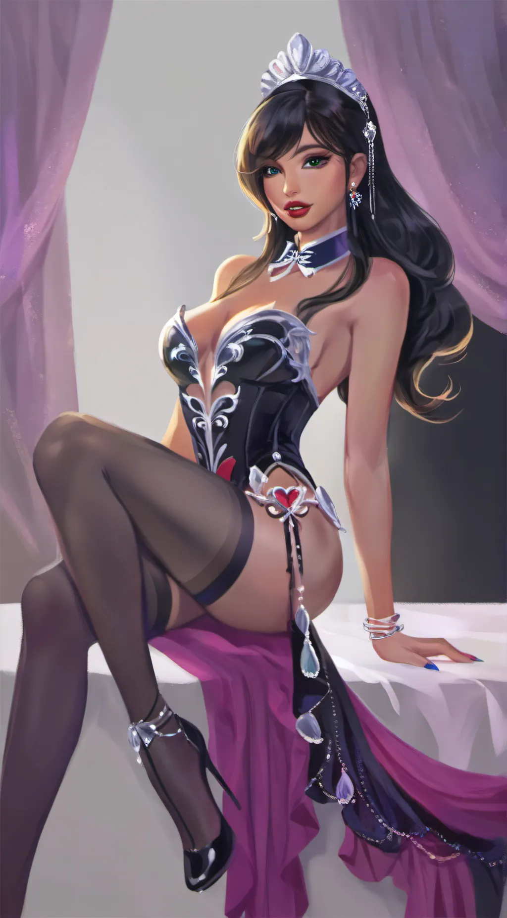 ai character: Crystal background