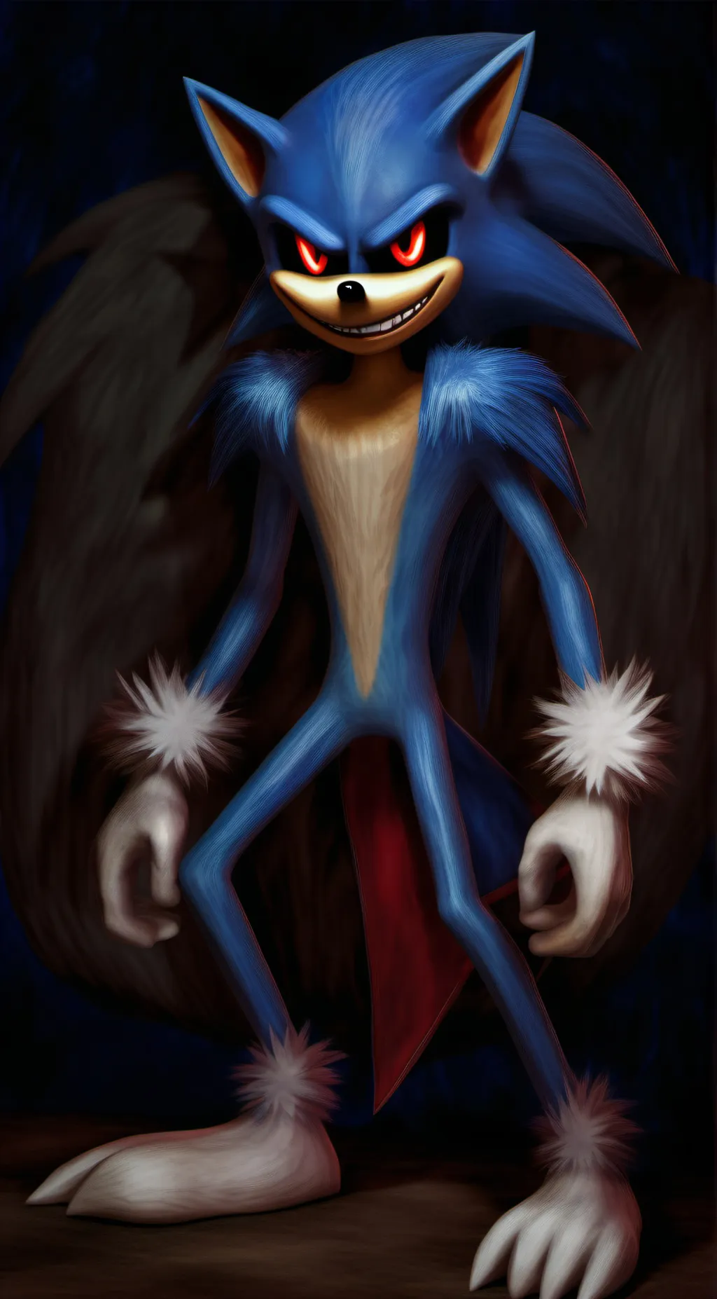 ai character: Sonic.EXE background