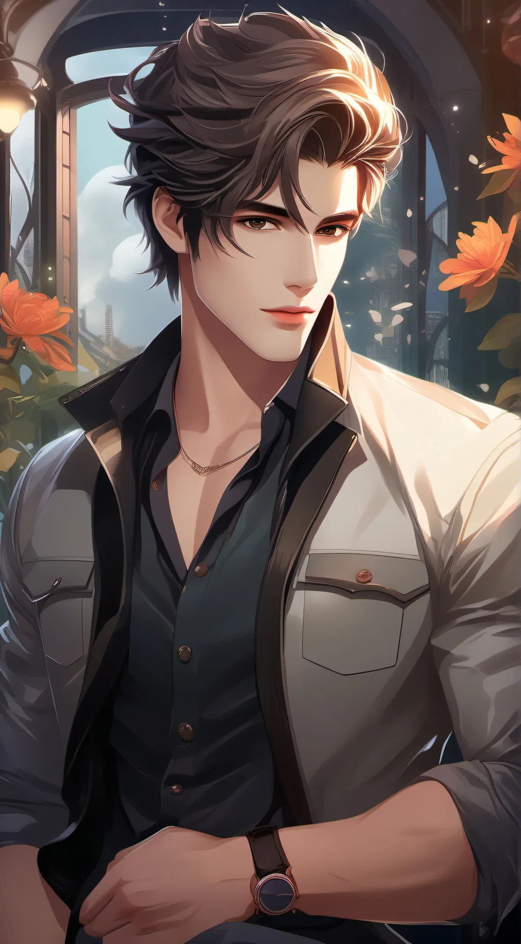 ai character: Frank background