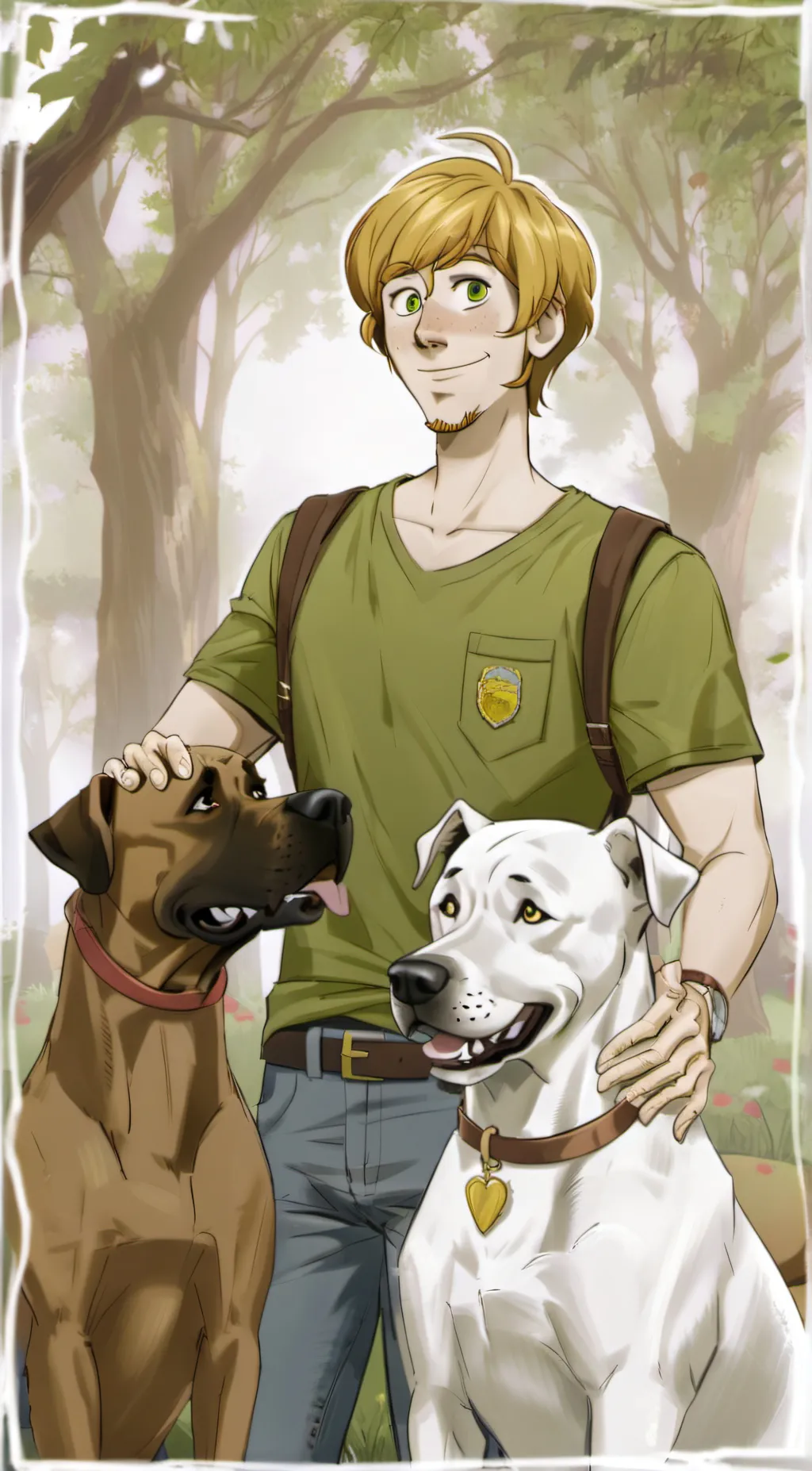 ai character: Scooby Doo Gang background