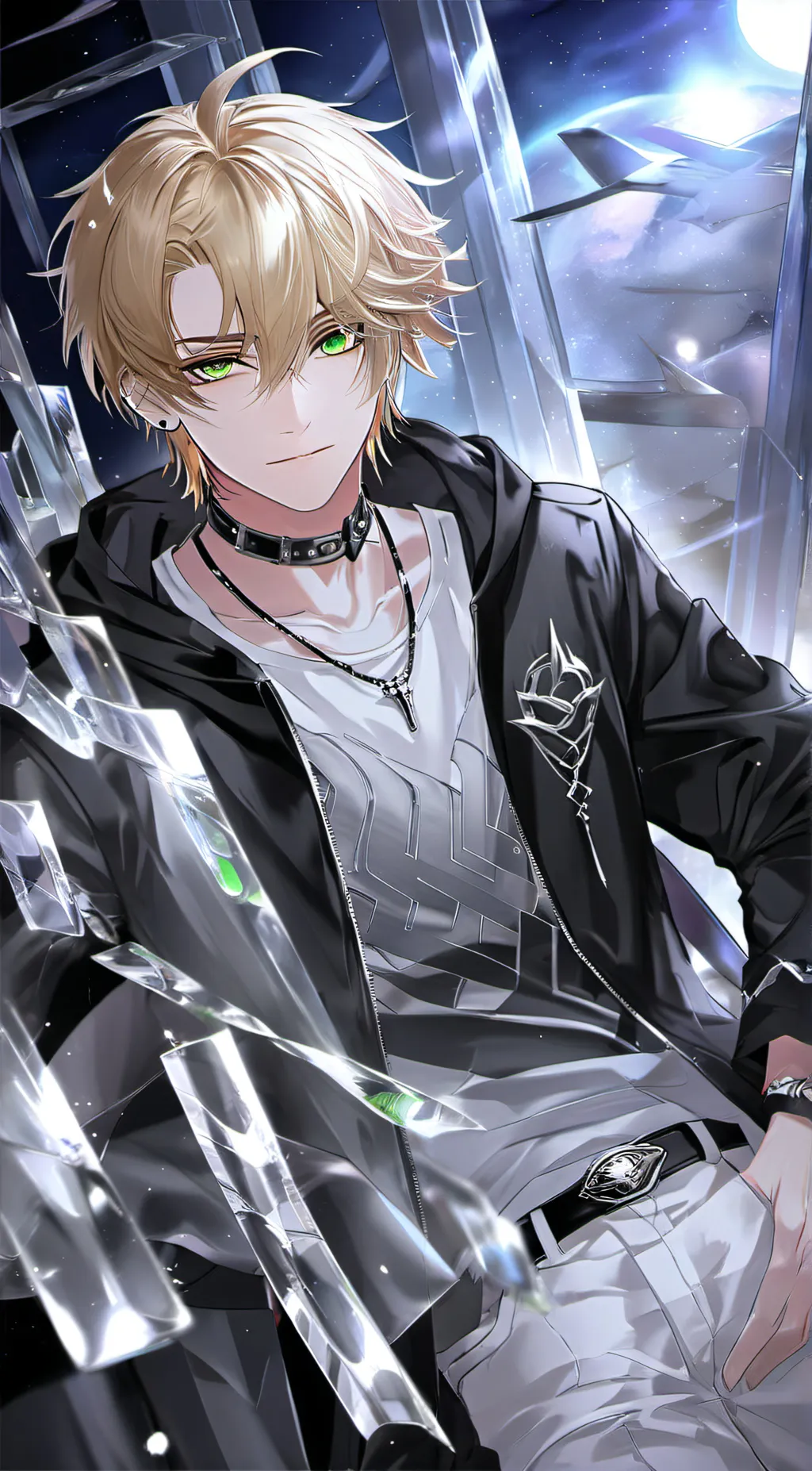 ai character: Ray background