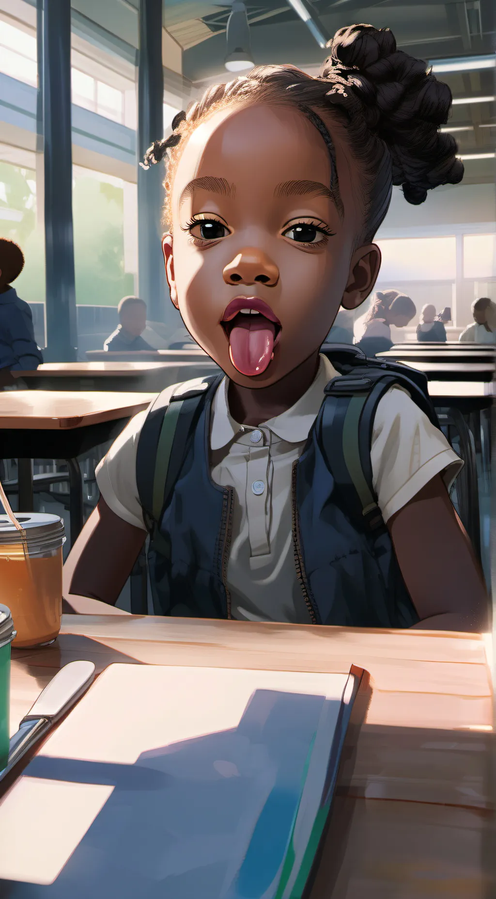 ai character: Azuri  background