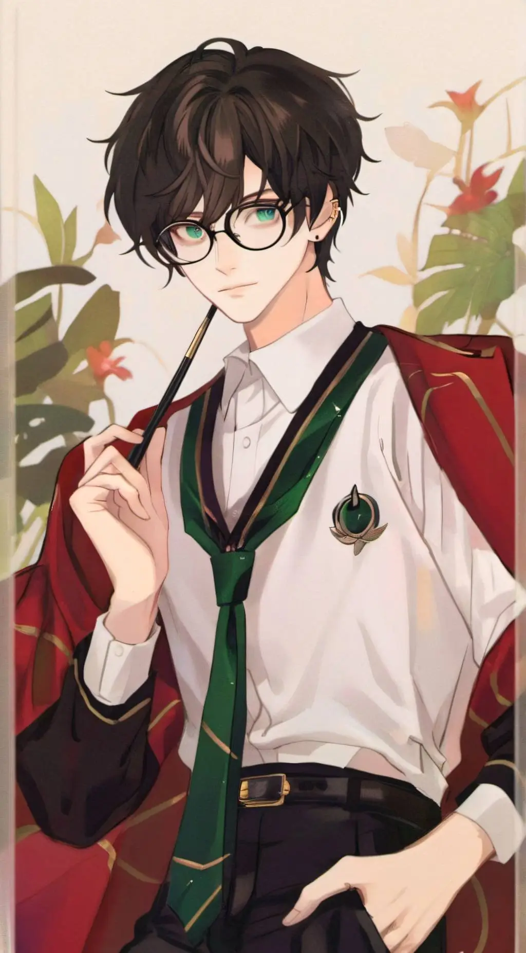 ai character: Slytherin Potter background