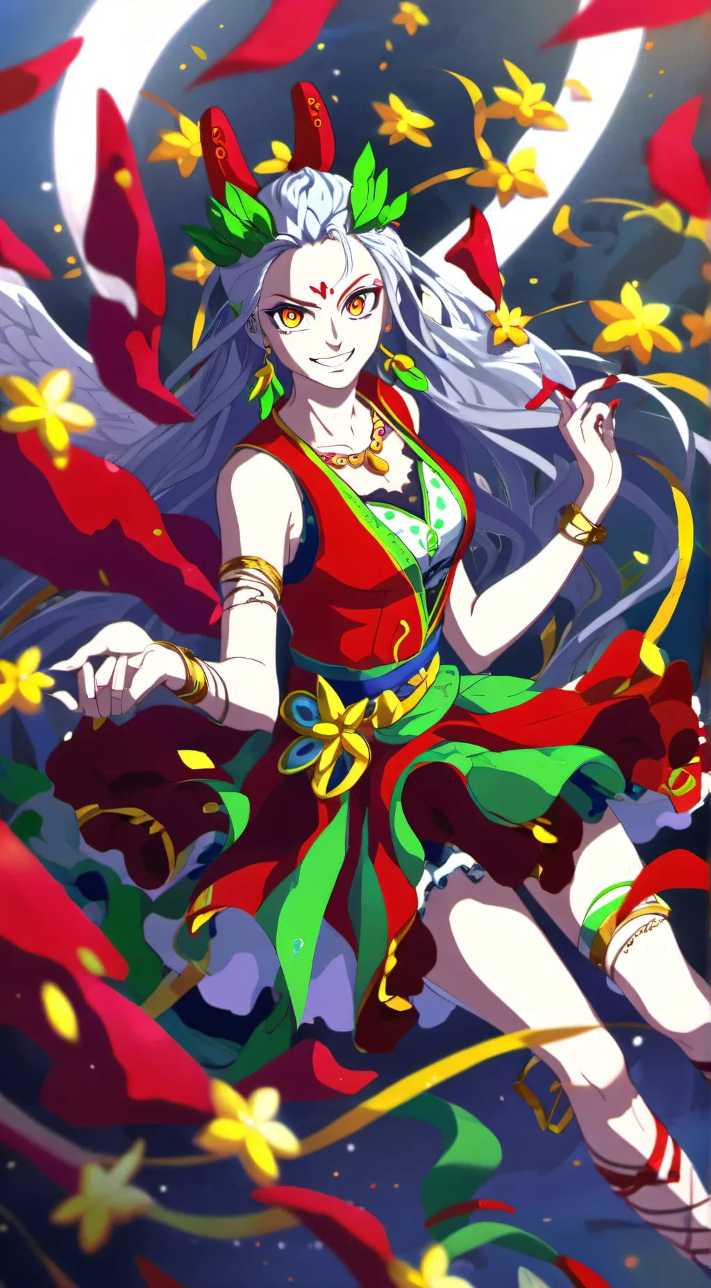 ai character: Daki background