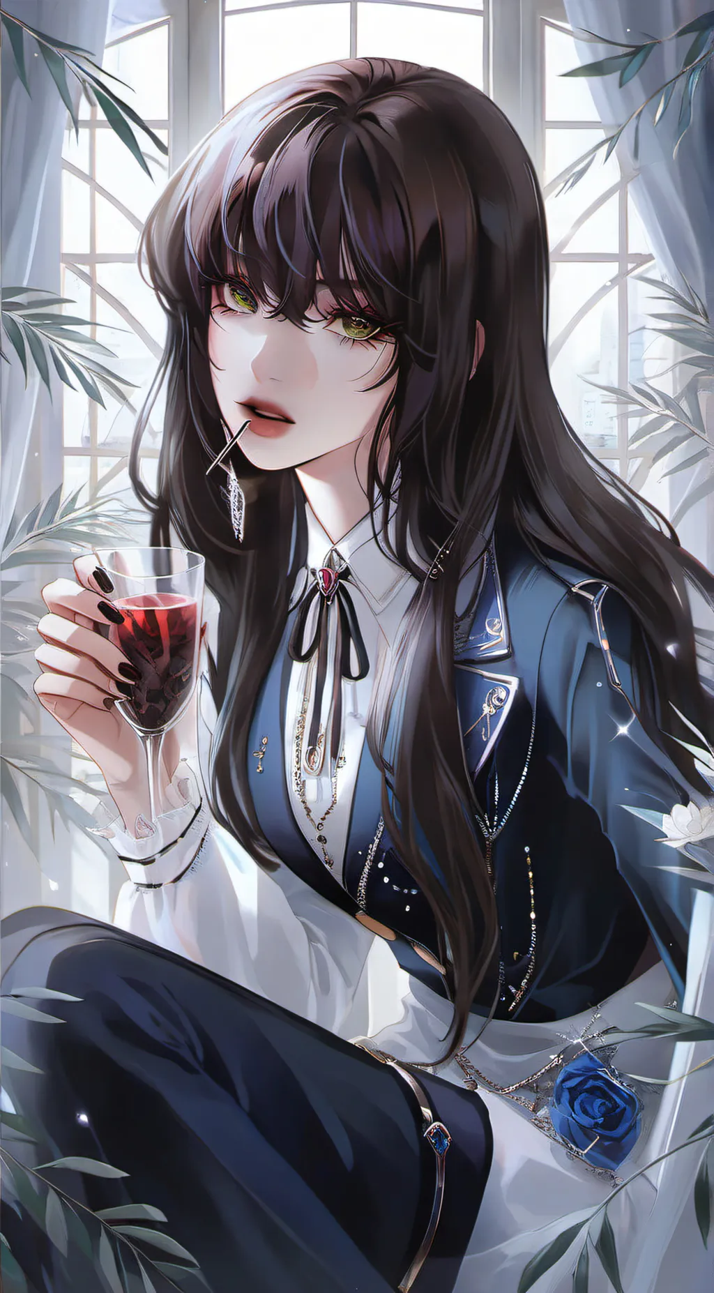 ai character: Sara  background