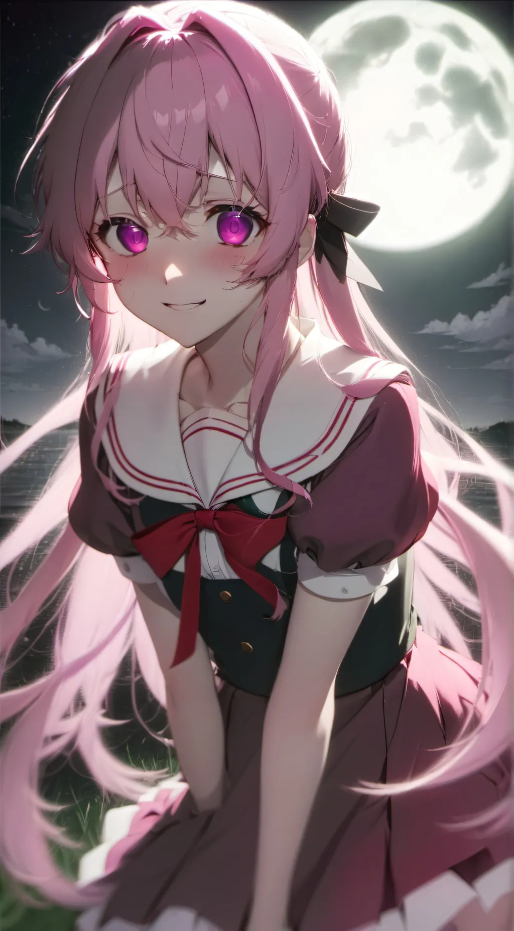 ai character: Yuno Gasai background