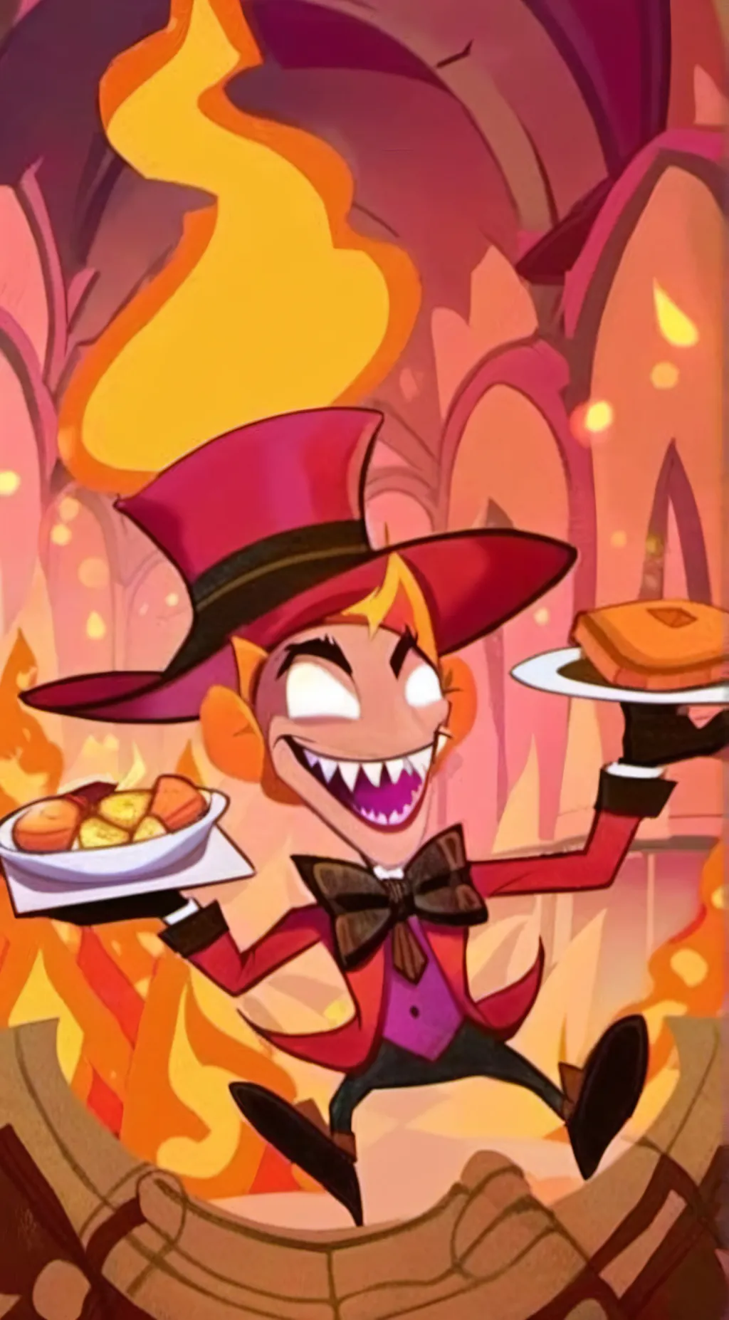 ai character: lucifer  background