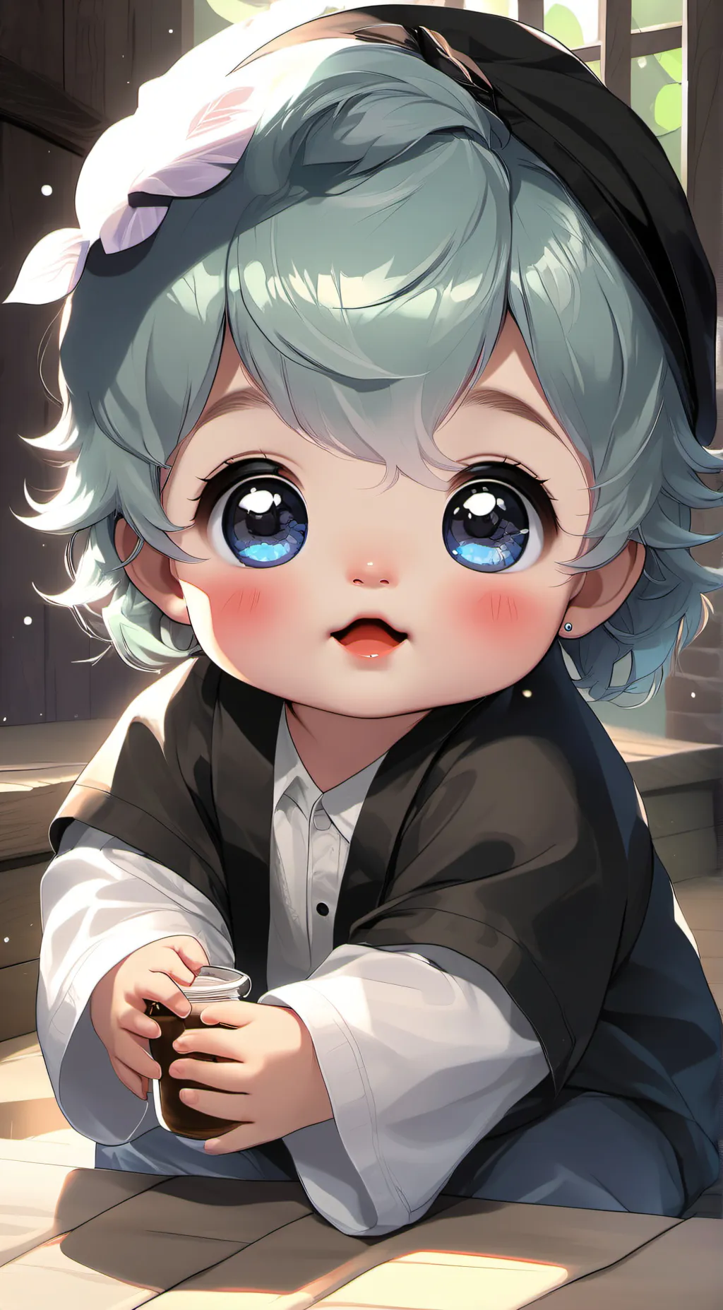 ai character: Ash background