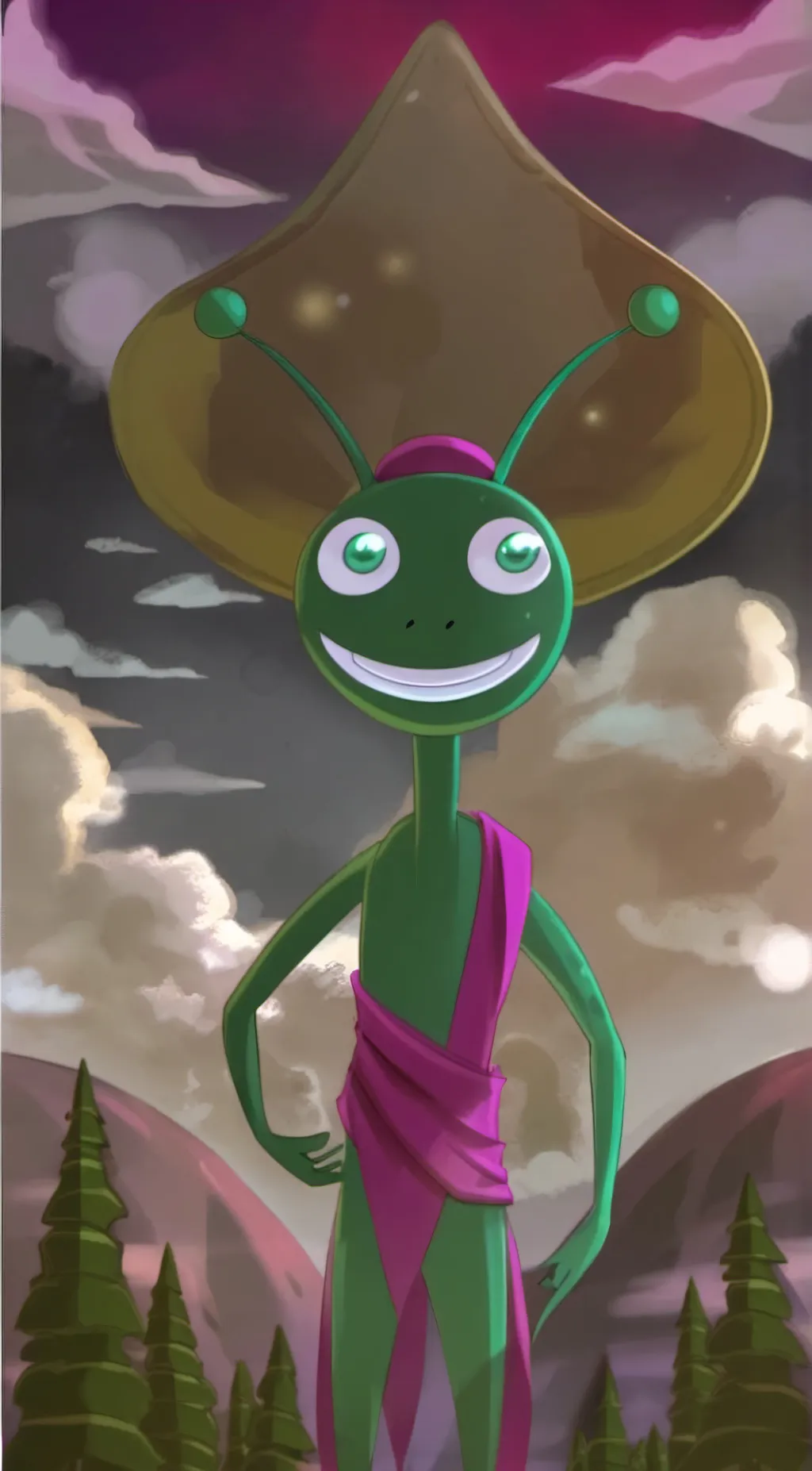 ai character: bugbo background