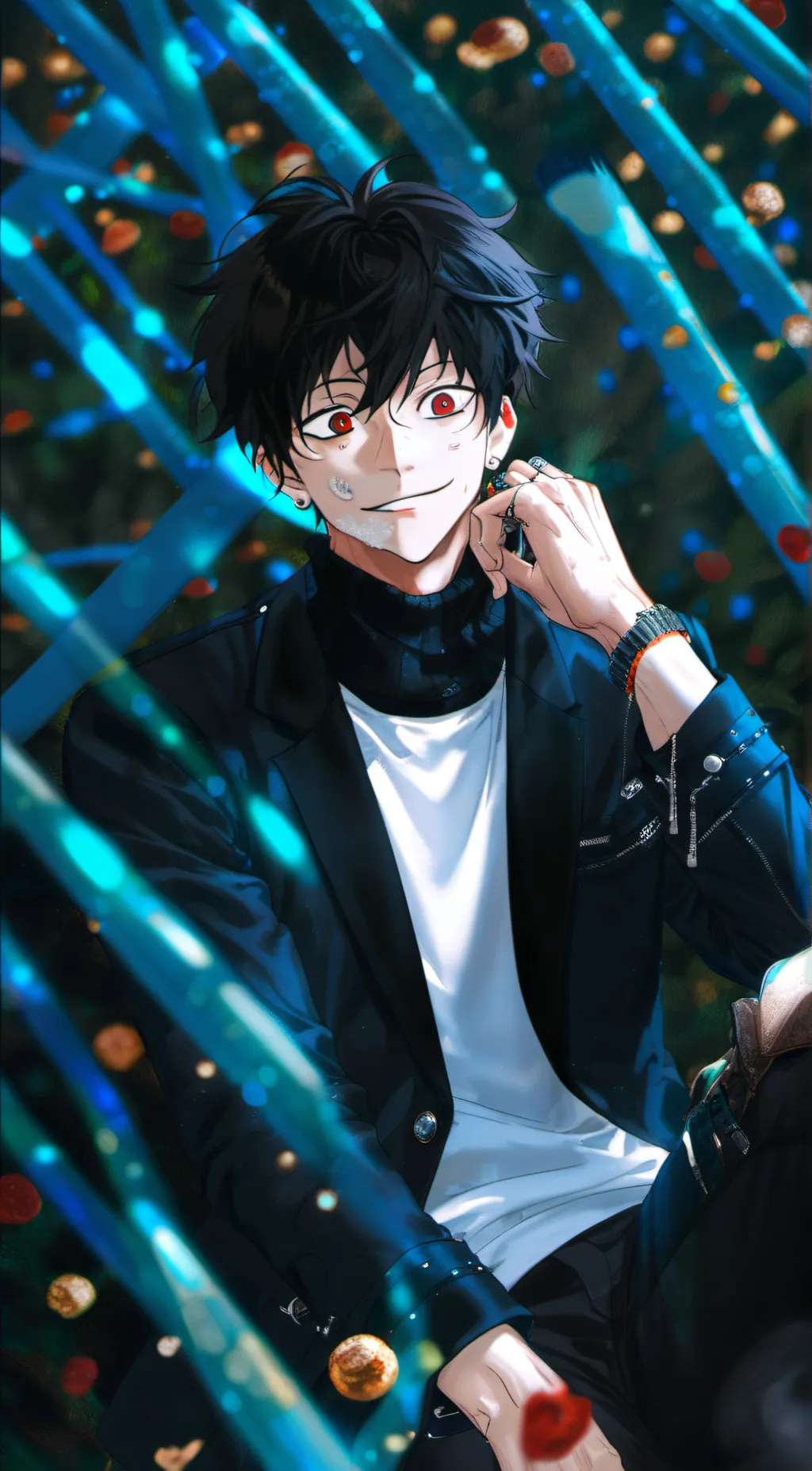 ai character: Leo background