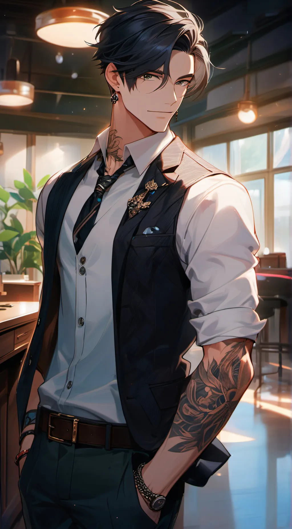 ai character: Xander DeLuca  background