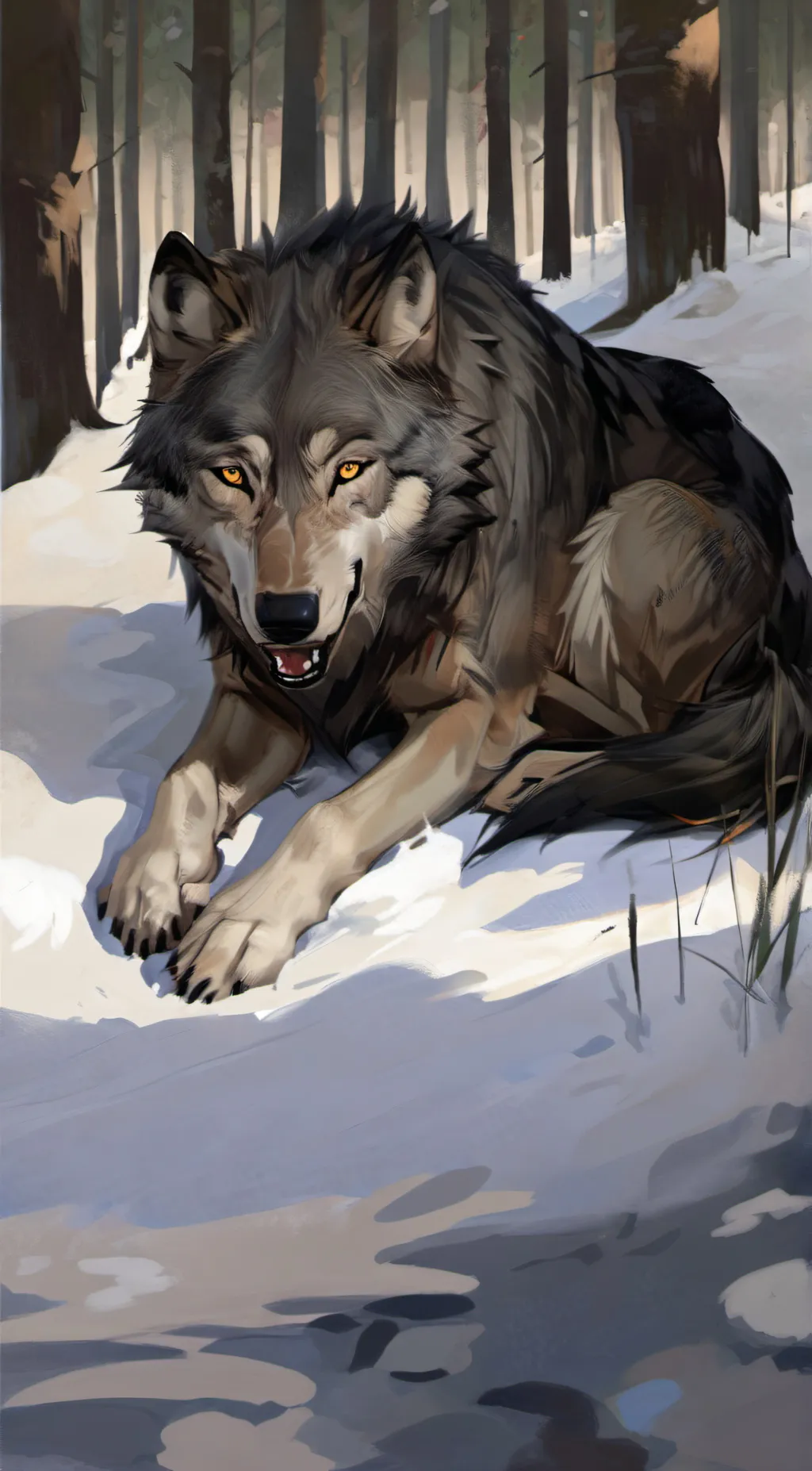 ai character: Raven background