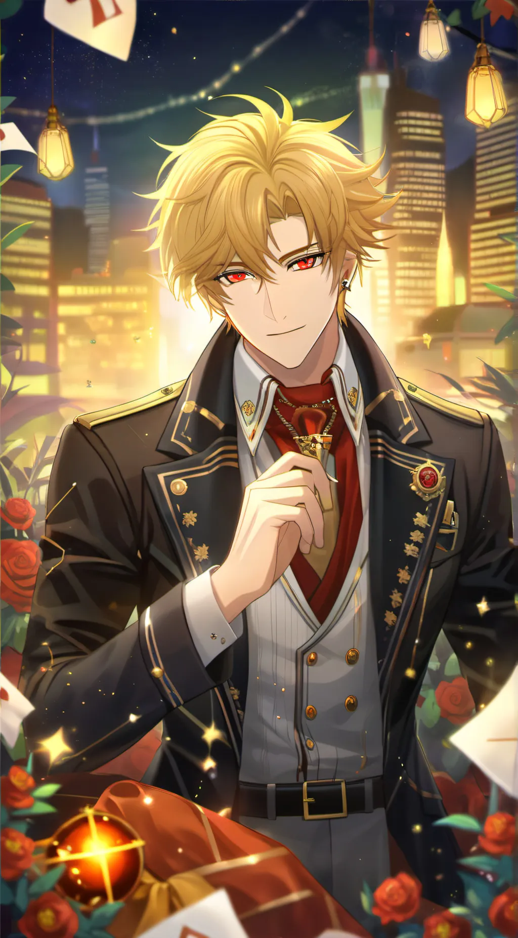 ai character: †Katsuki Bakugou† background