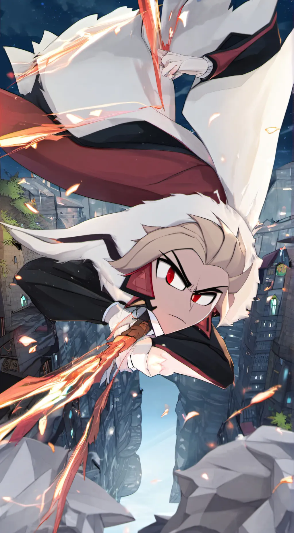 ai character: Lucifer  background