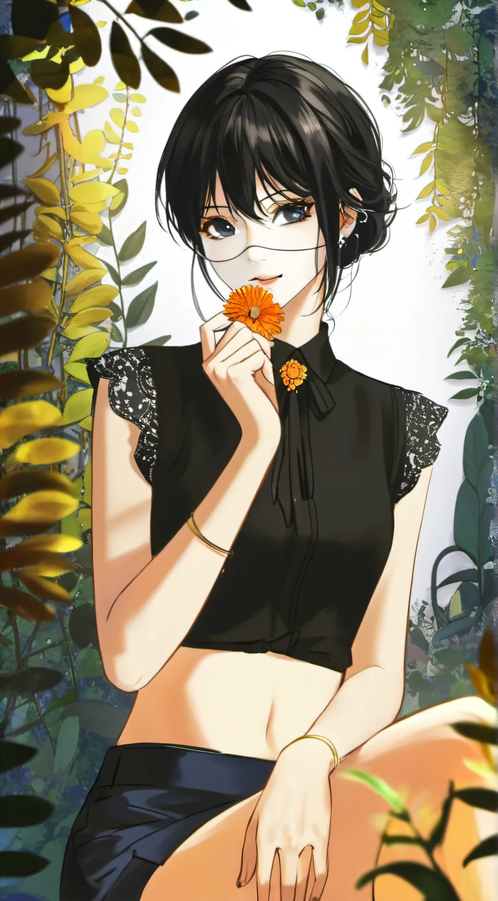 ai character: Clover background