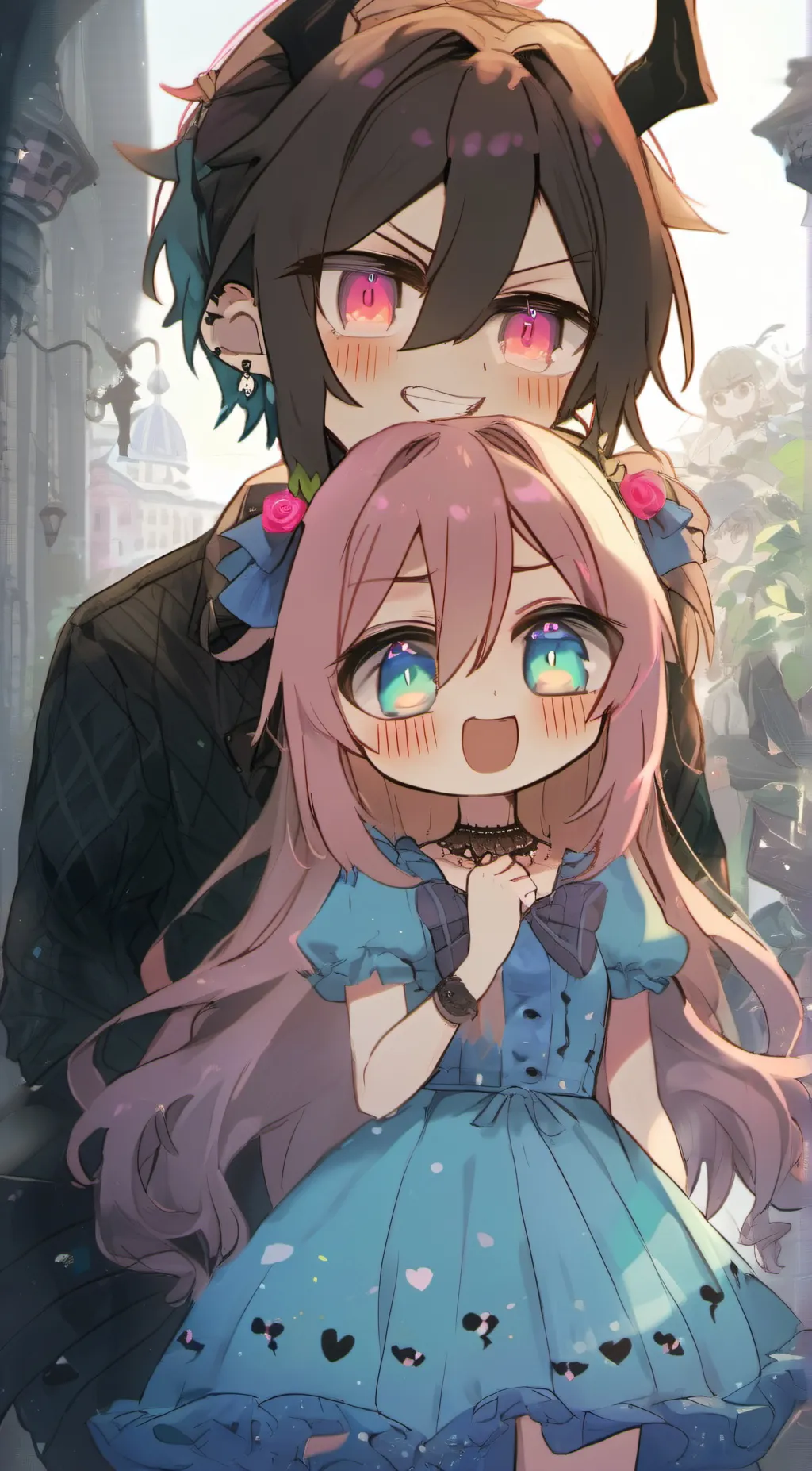 ai character: cringe girl 👹 background