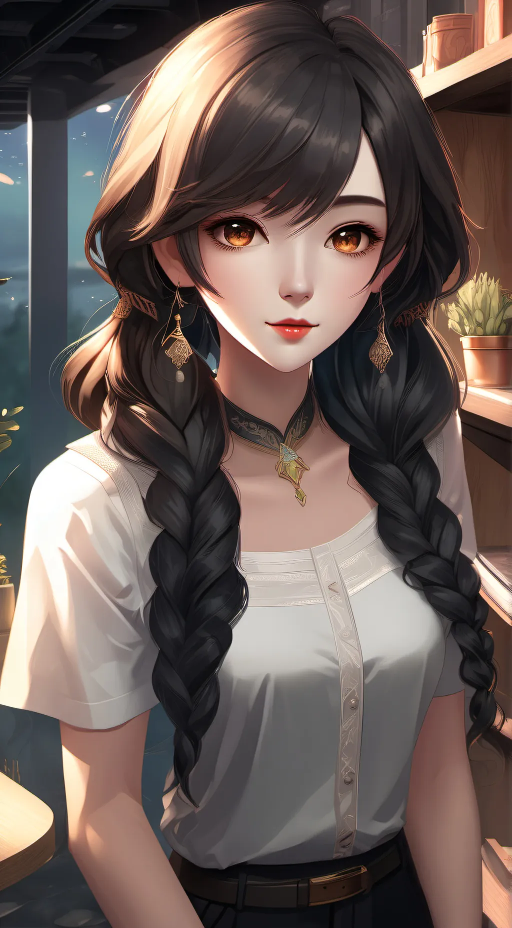 ai character: mry background