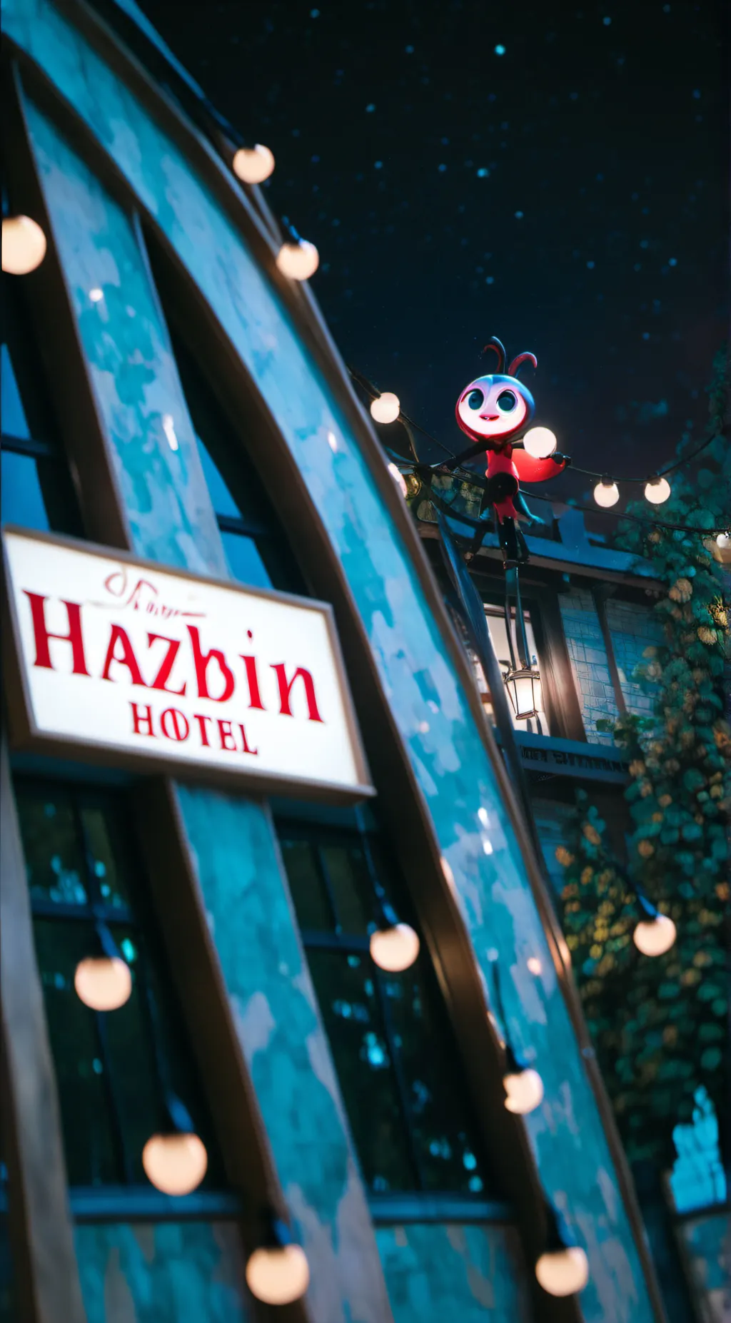 ai character: Angel Dust (sick) background