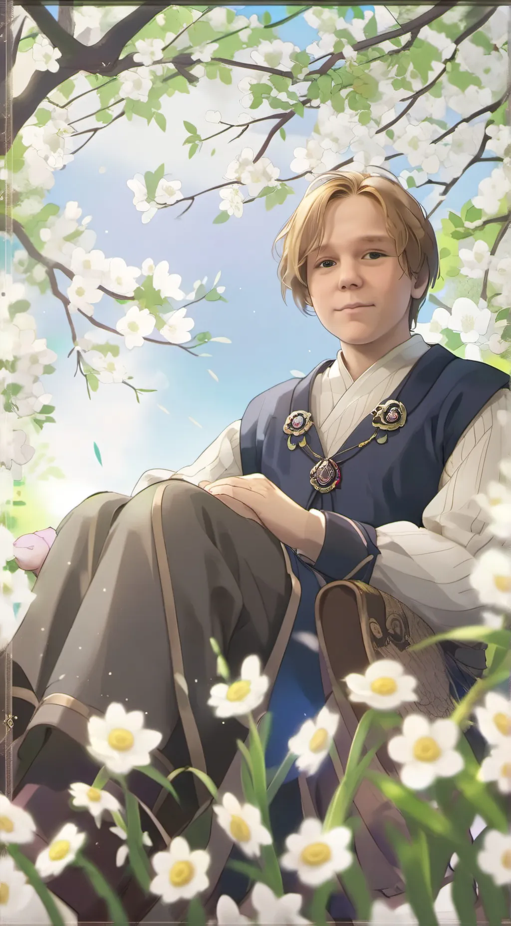 ai character: Samsanuniverse background